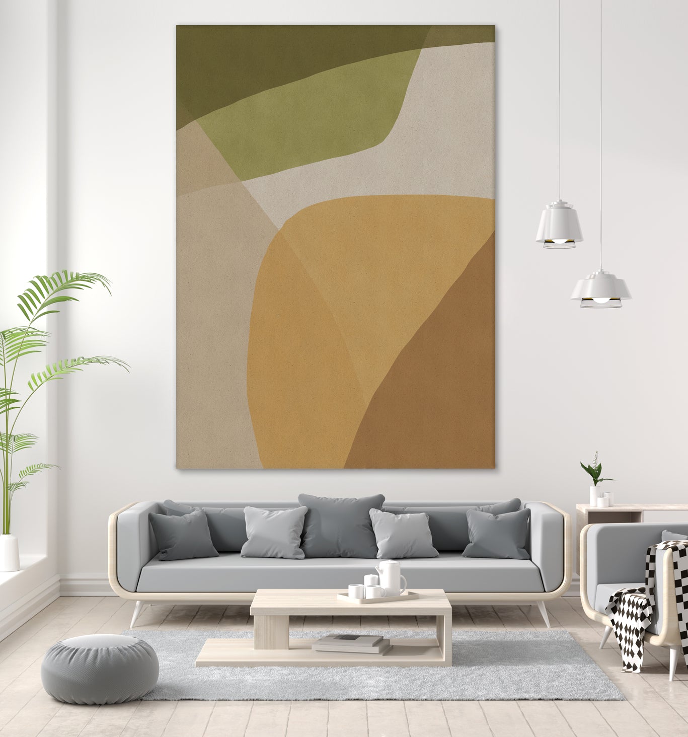 Echoe by Dan Hobday on GIANT ART - abstract beige