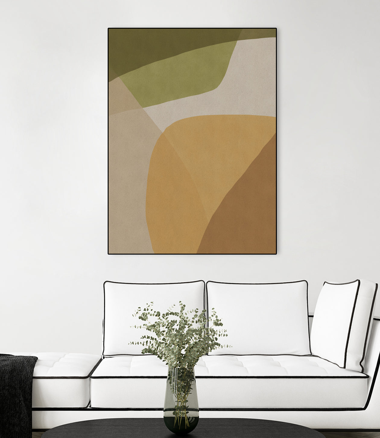 Echoe by Dan Hobday on GIANT ART - abstract beige