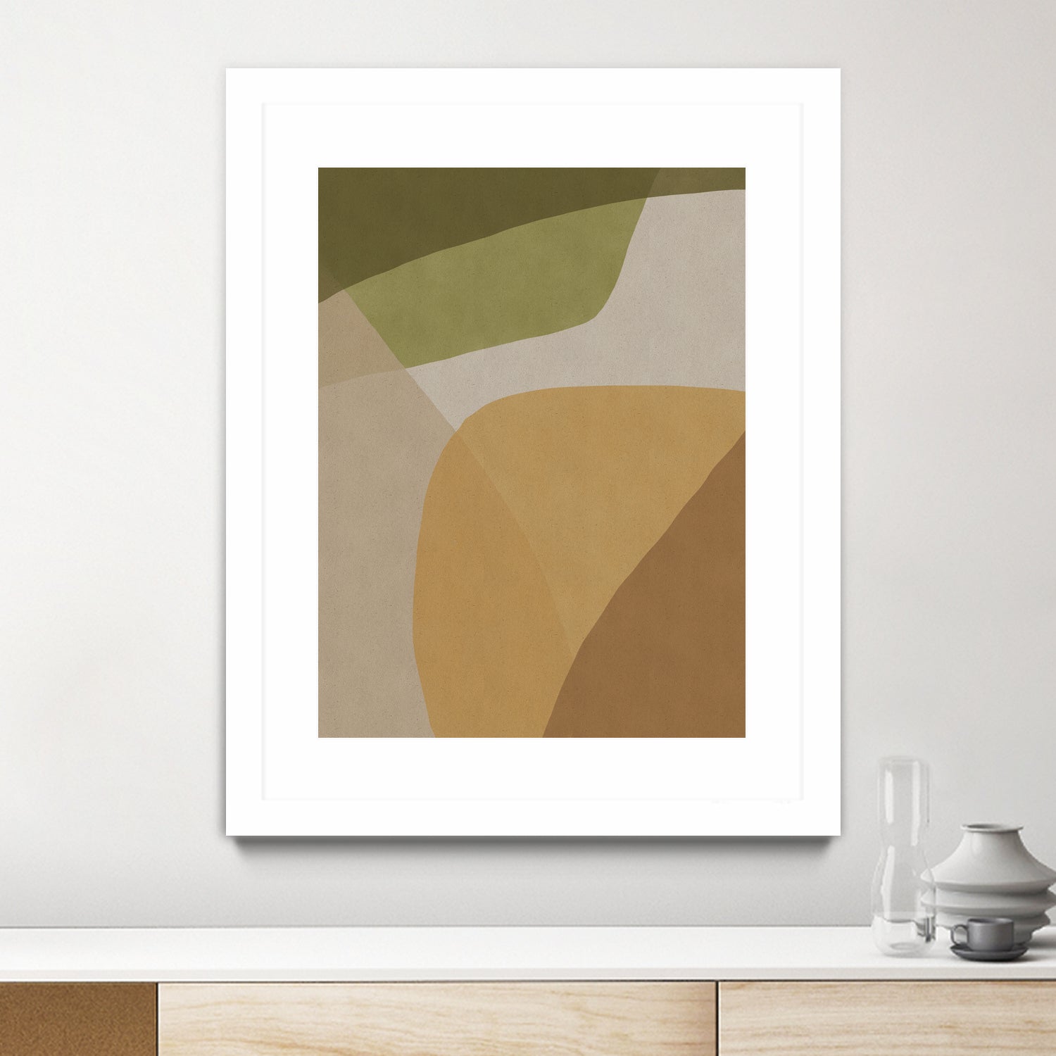 Echoe by Dan Hobday on GIANT ART - abstract beige