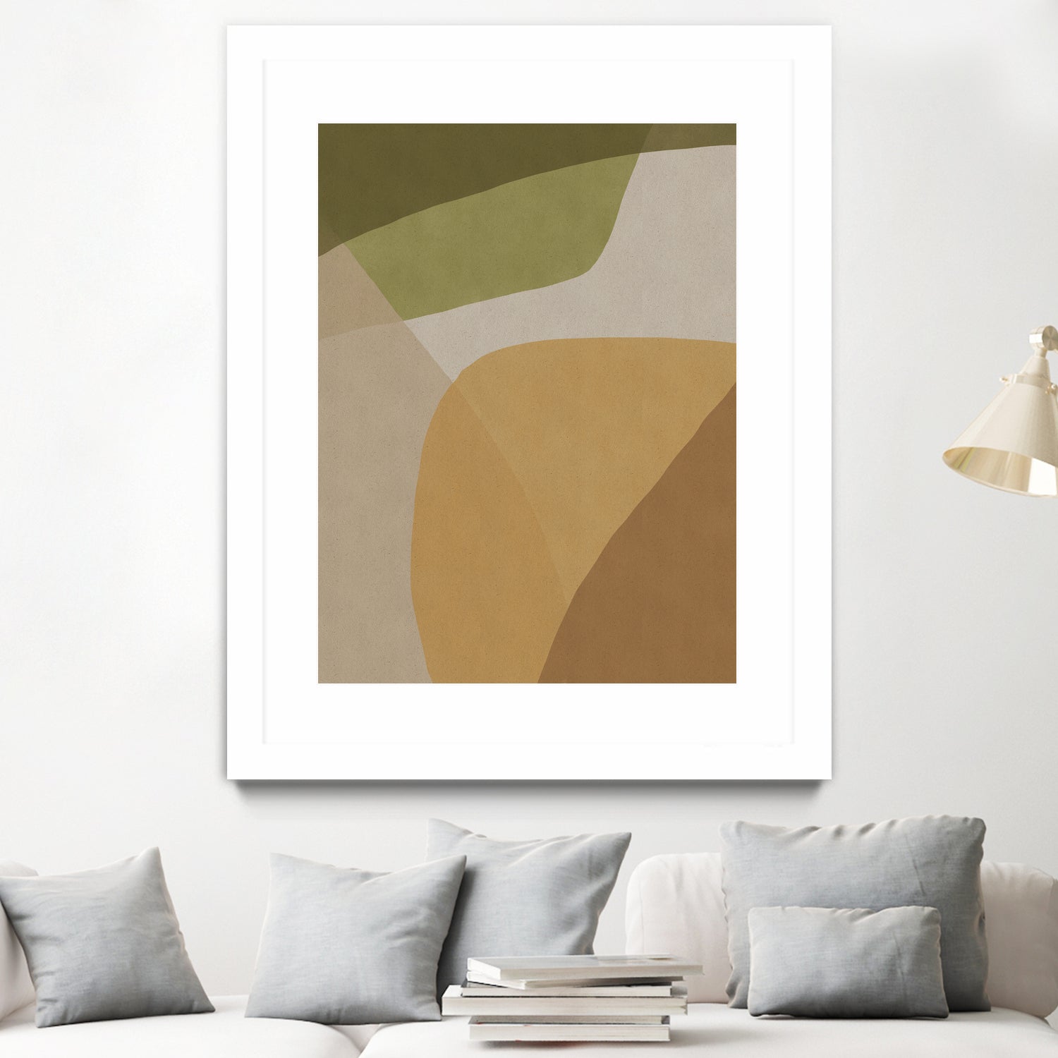 Echoe by Dan Hobday on GIANT ART - abstract beige