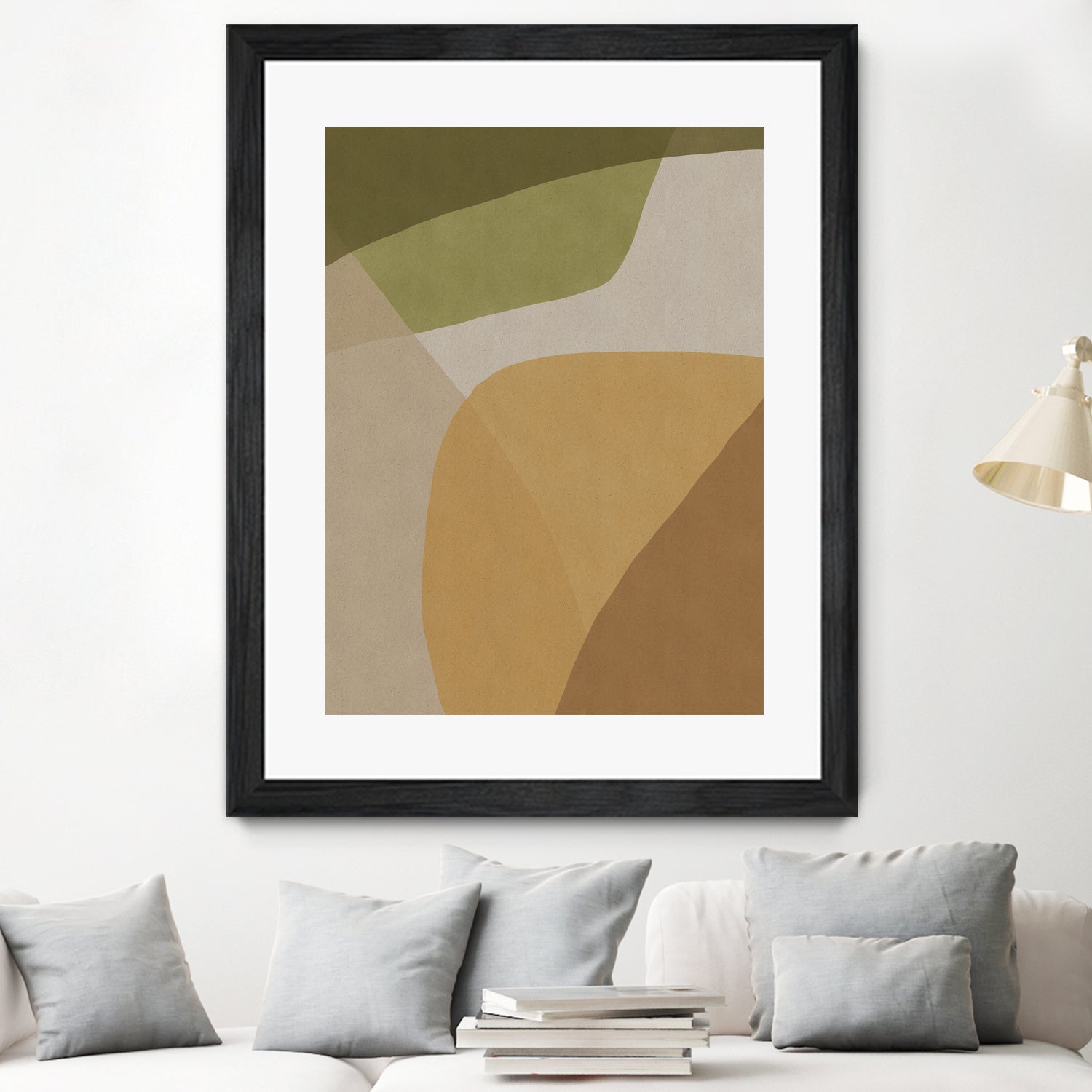 Echoe by Dan Hobday on GIANT ART - abstract beige