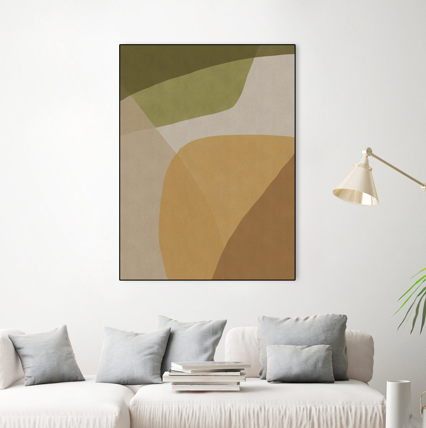 Echoe by Dan Hobday on GIANT ART - abstract beige