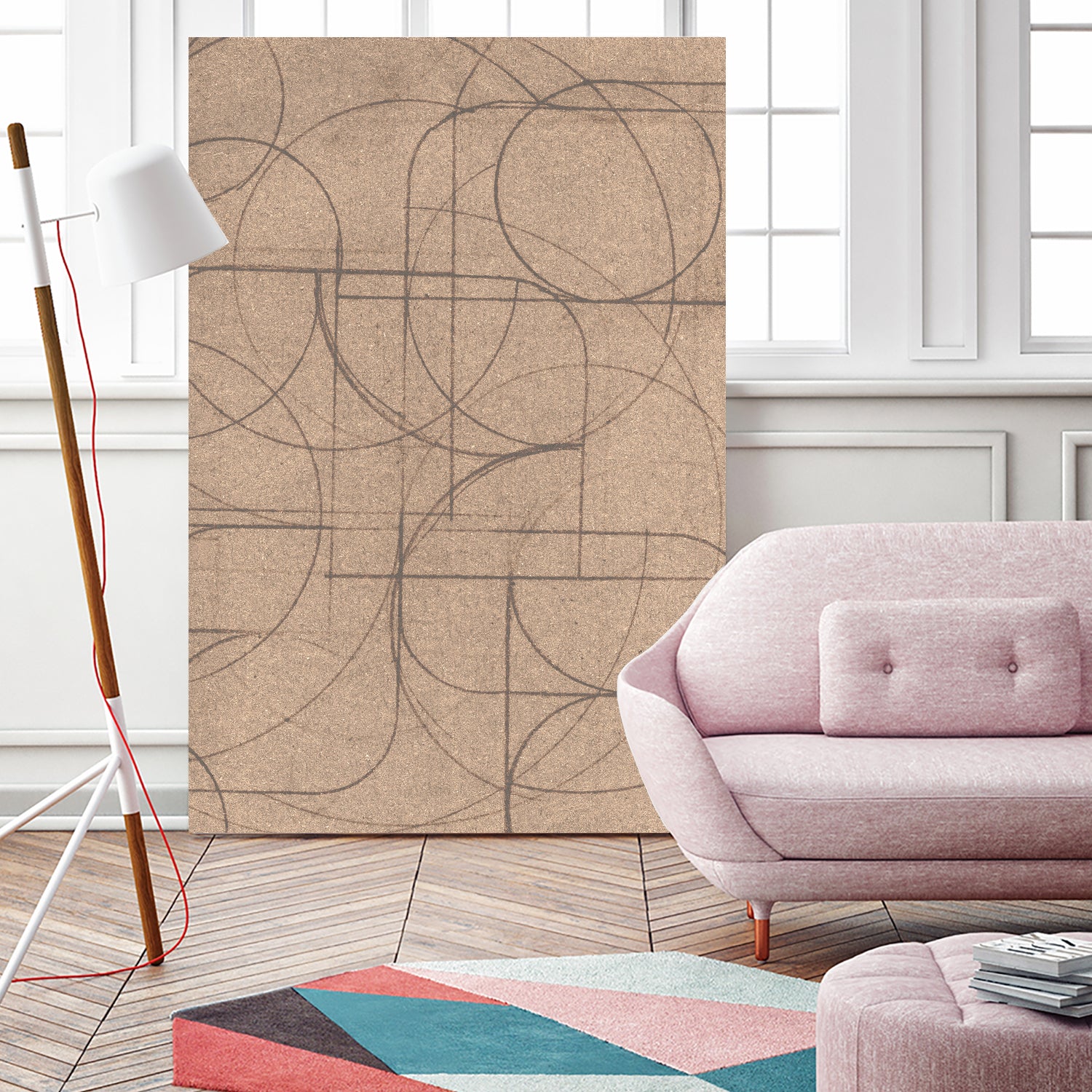 Curved 2 by Dan Hobday on GIANT ART - abstract pattern