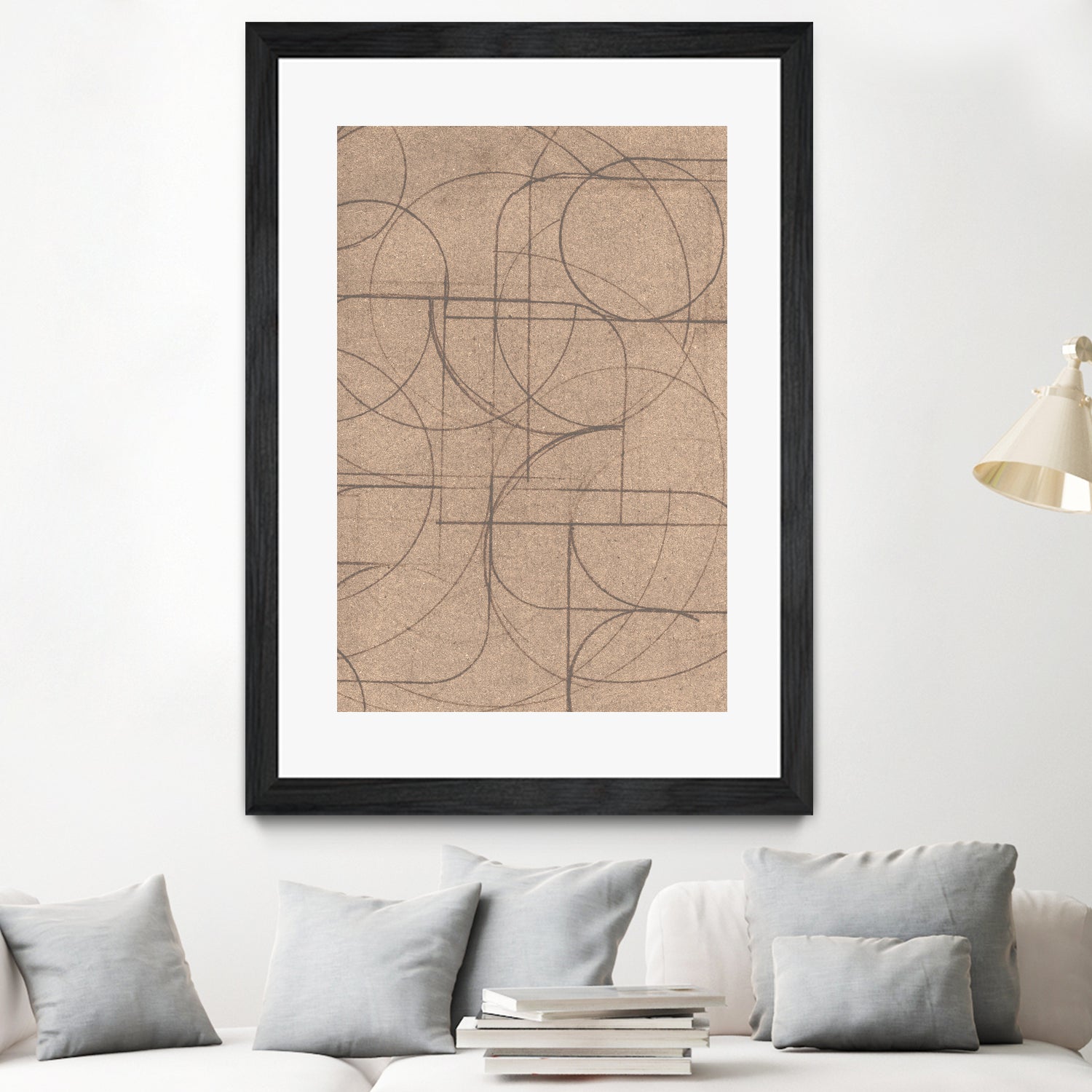 Curved 2 by Dan Hobday on GIANT ART - abstract pattern