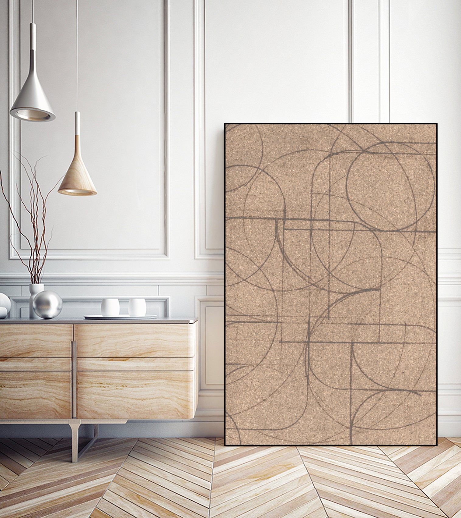 Curved 2 by Dan Hobday on GIANT ART - abstract pattern