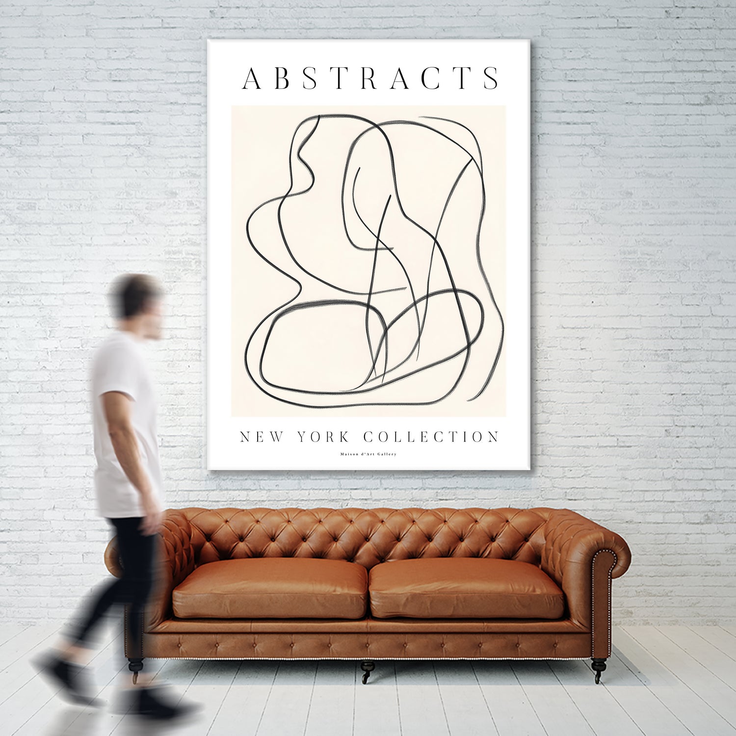 Poster New York Collection 3d by The Printable Studio on GIANT ART - line art sketch