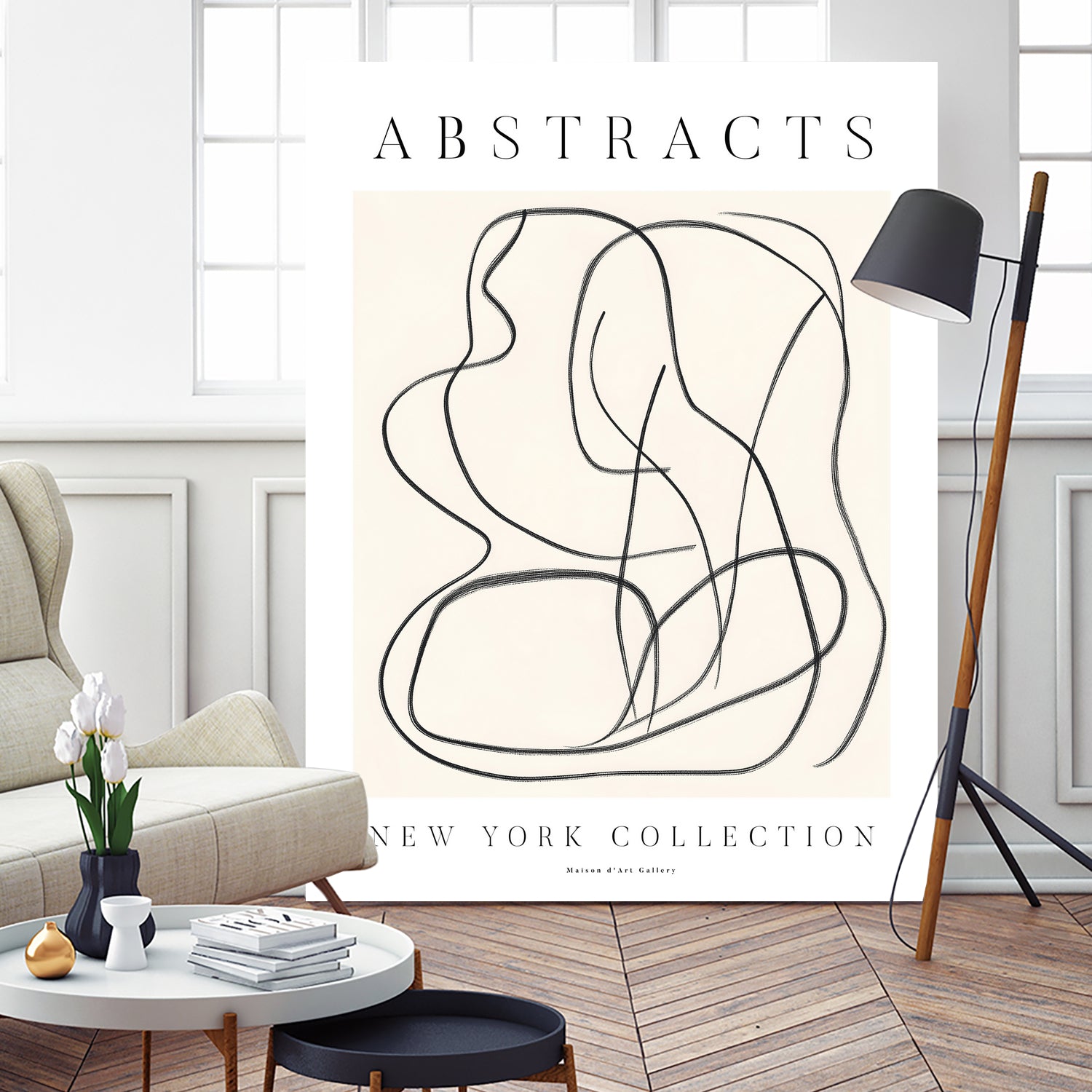 Poster New York Collection 3d by The Printable Studio on GIANT ART - line art sketch