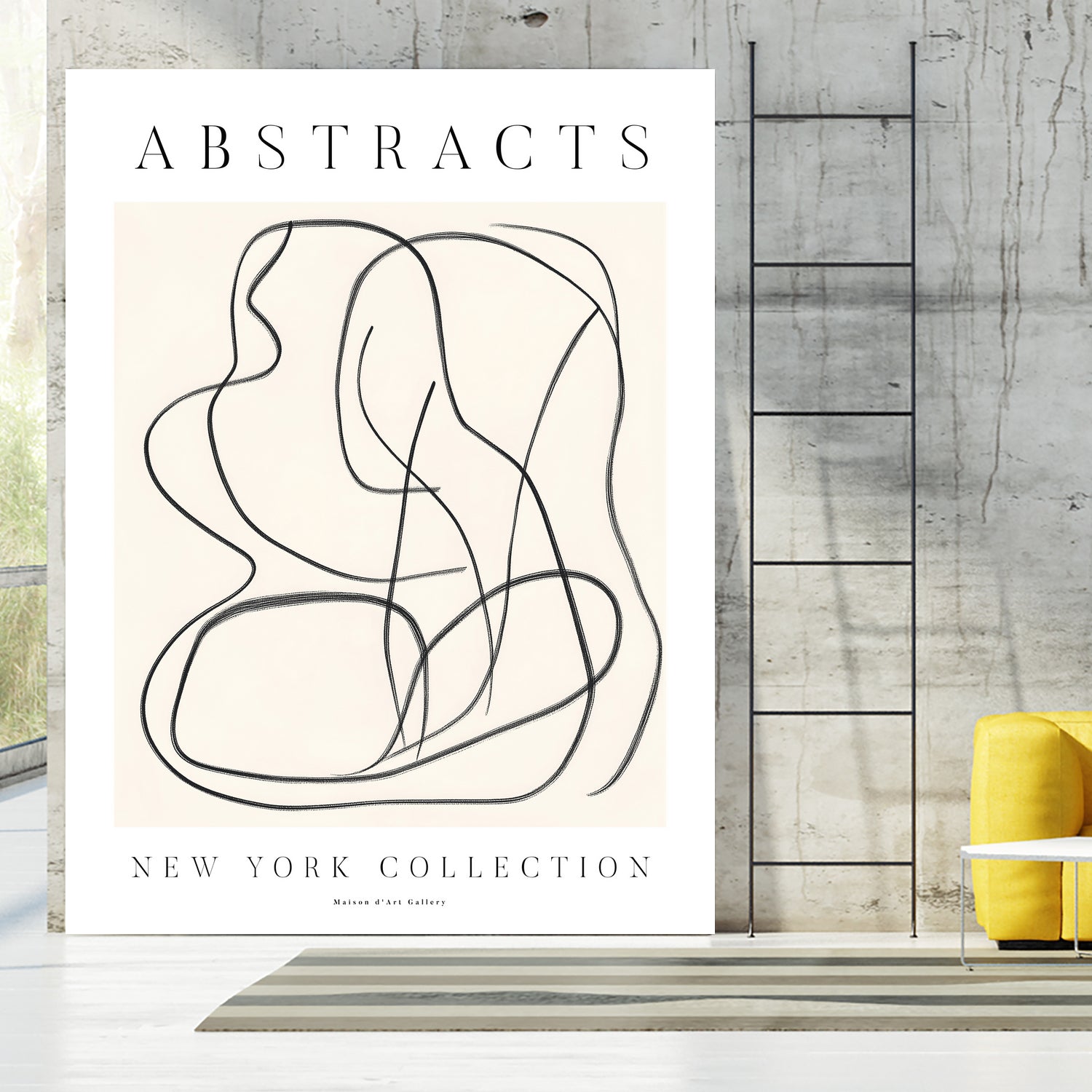 Poster New York Collection 3d by The Printable Studio on GIANT ART - line art sketch