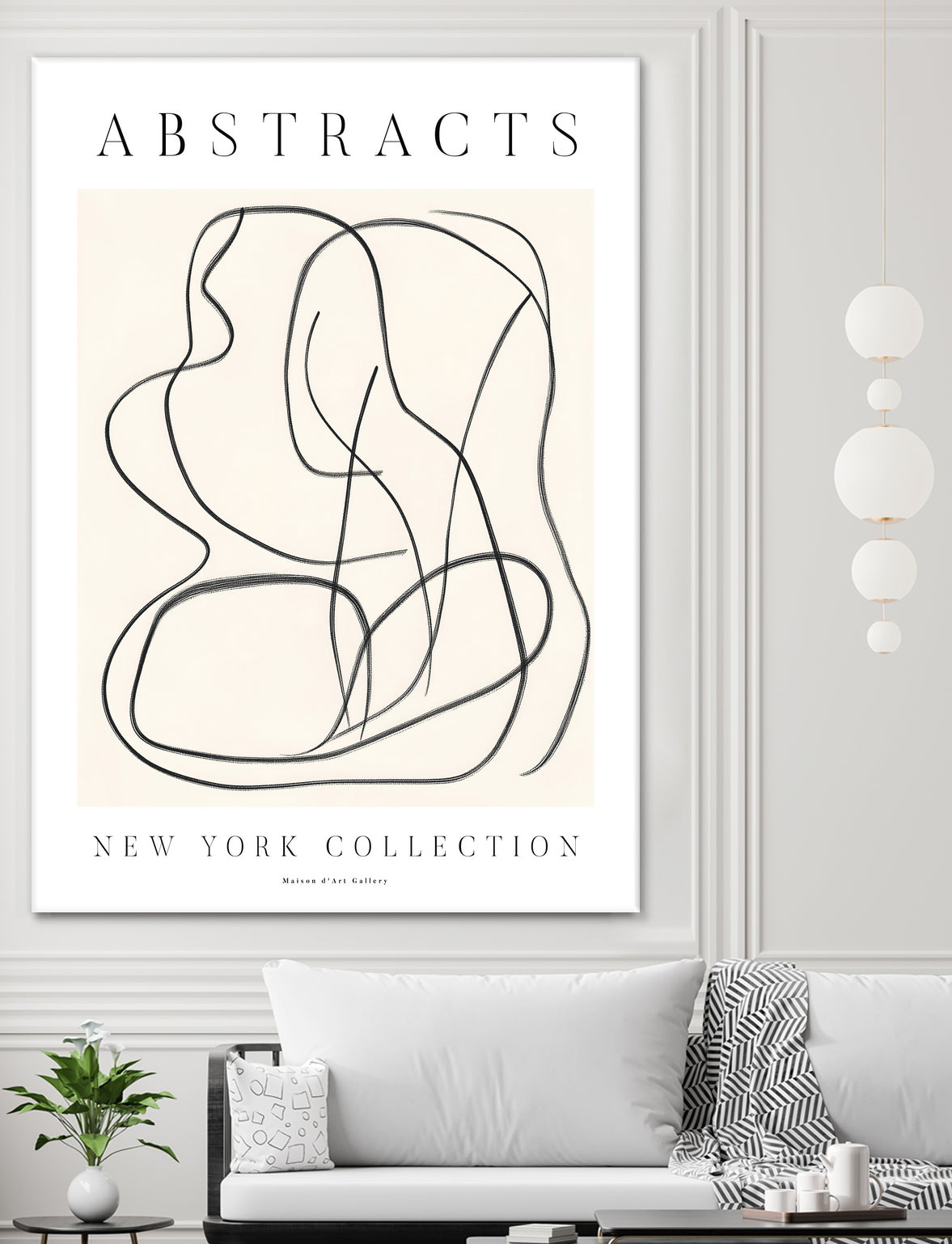 Poster New York Collection 3d by The Printable Studio on GIANT ART - line art sketch