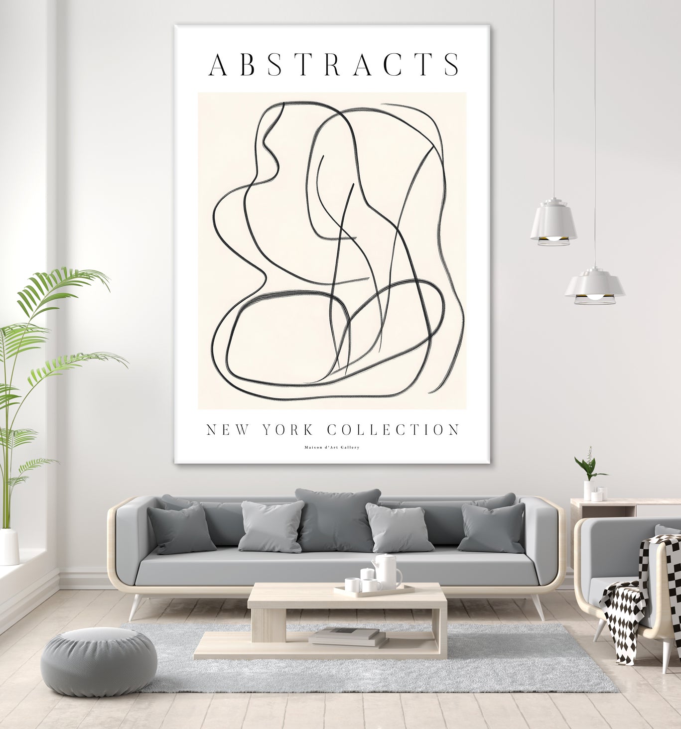 Poster New York Collection 3d by The Printable Studio on GIANT ART - line art sketch