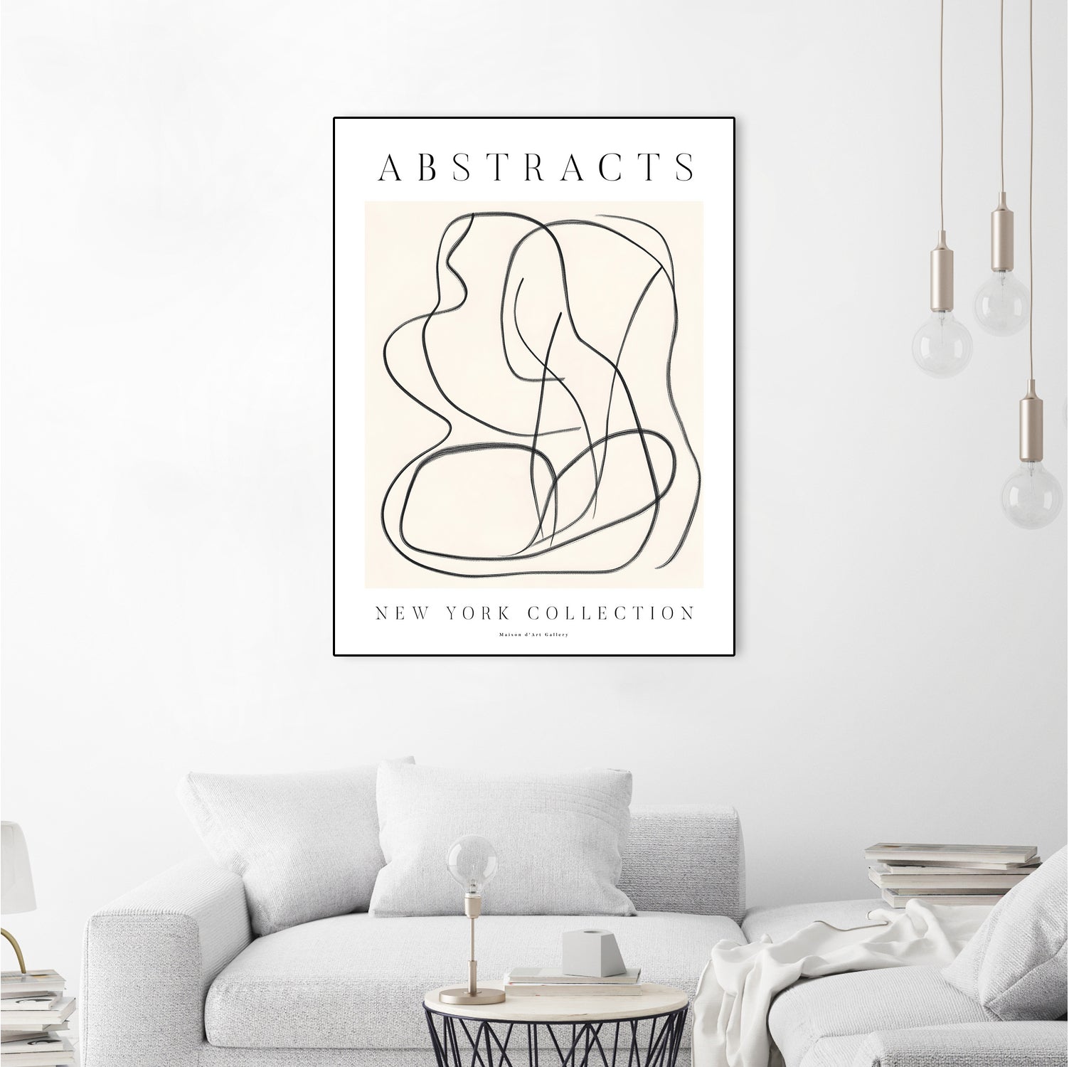 Poster New York Collection 3d by The Printable Studio on GIANT ART - line art sketch