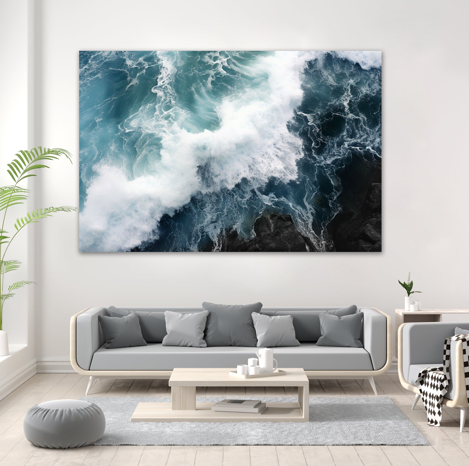 Rage In Blues..!! by Hosam.Karara on GIANT ART - blue landscape blended