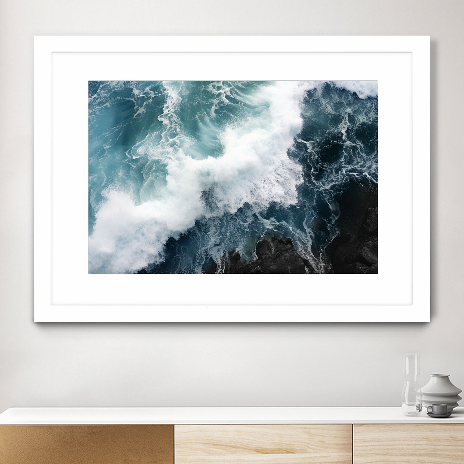 Rage In Blues..!! by Hosam.Karara on GIANT ART - blue landscape blended