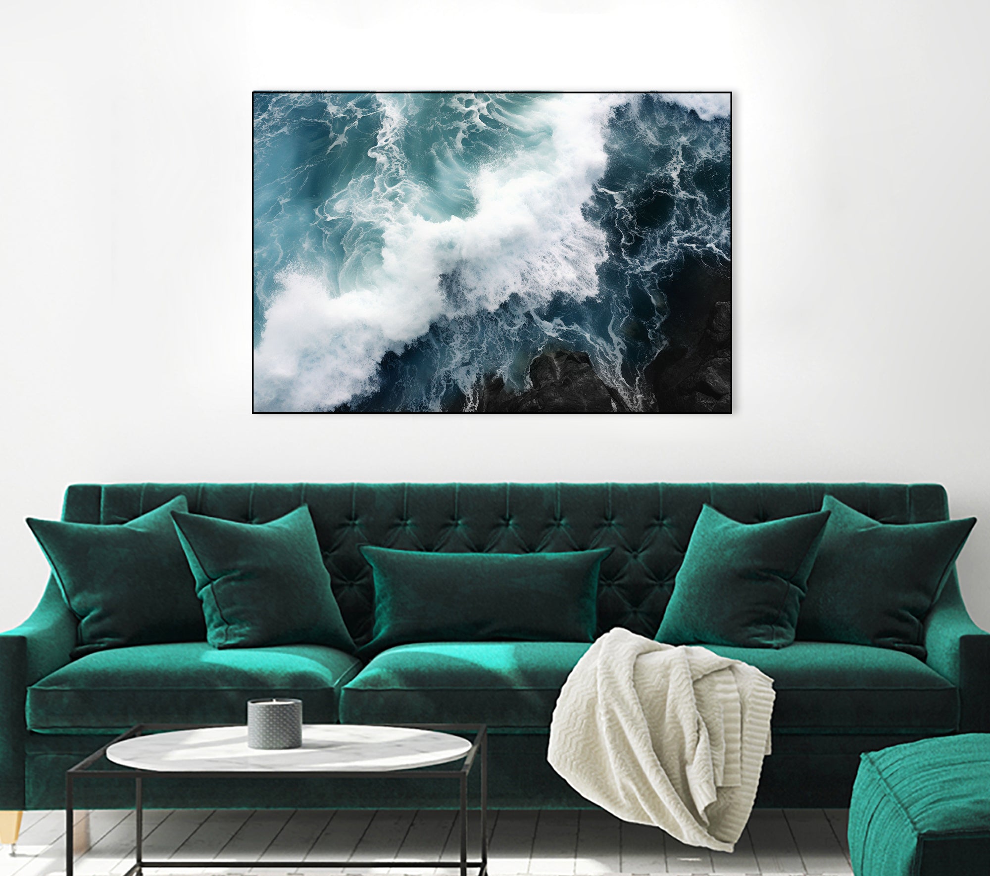 Rage In Blues..!! by Hosam.Karara on GIANT ART - blue landscape blended