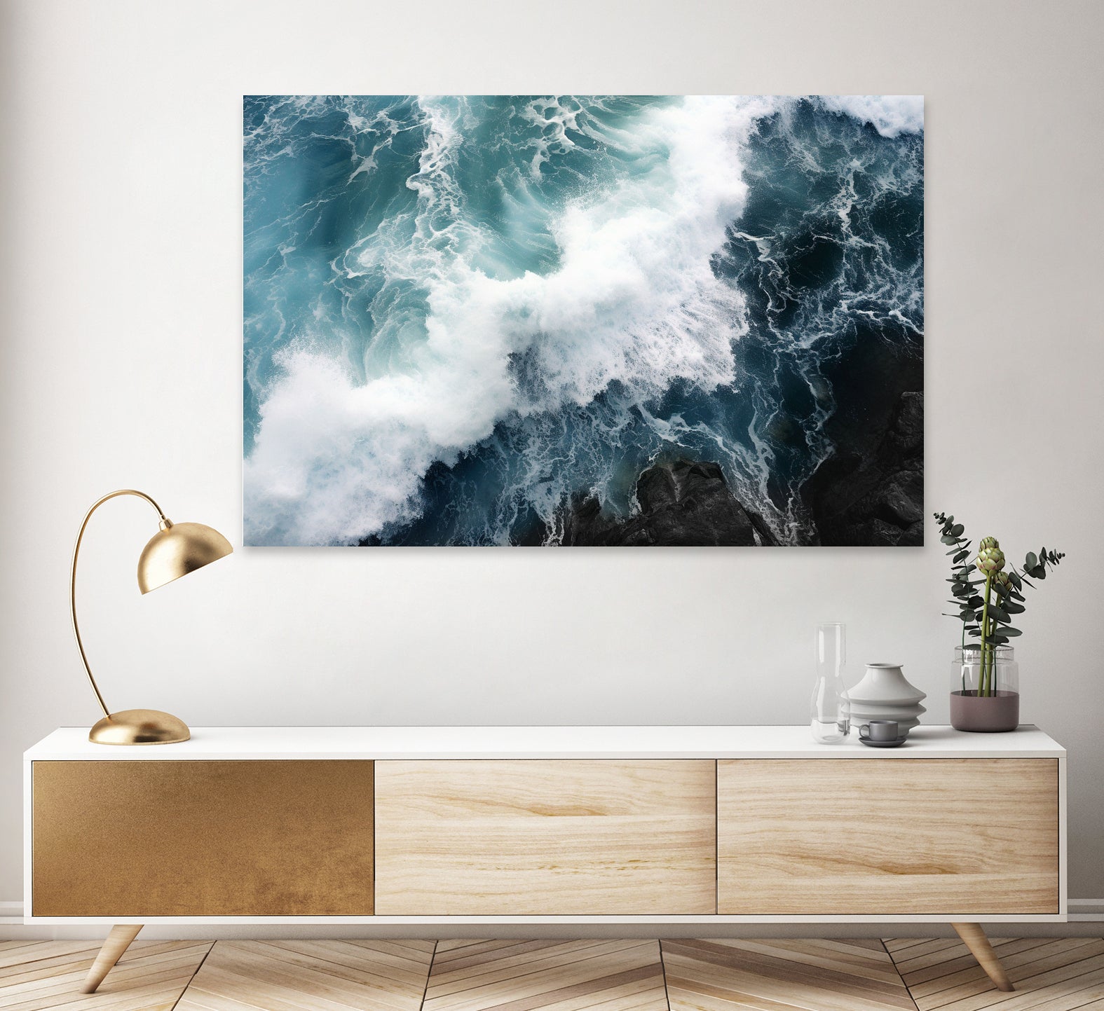 Rage In Blues..!! by Hosam.Karara on GIANT ART - blue landscape blended