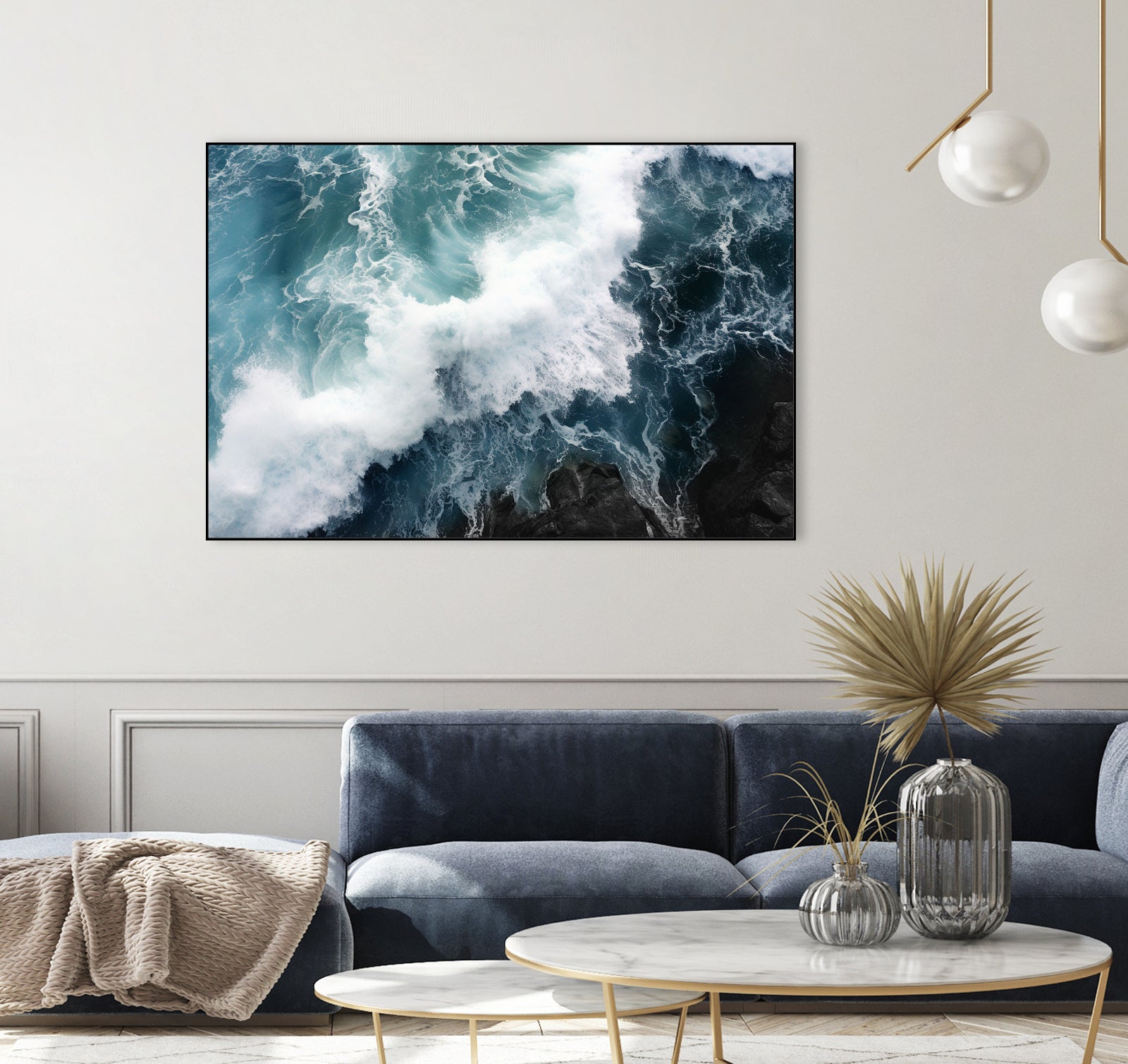 Rage In Blues..!! by Hosam.Karara on GIANT ART - blue landscape blended