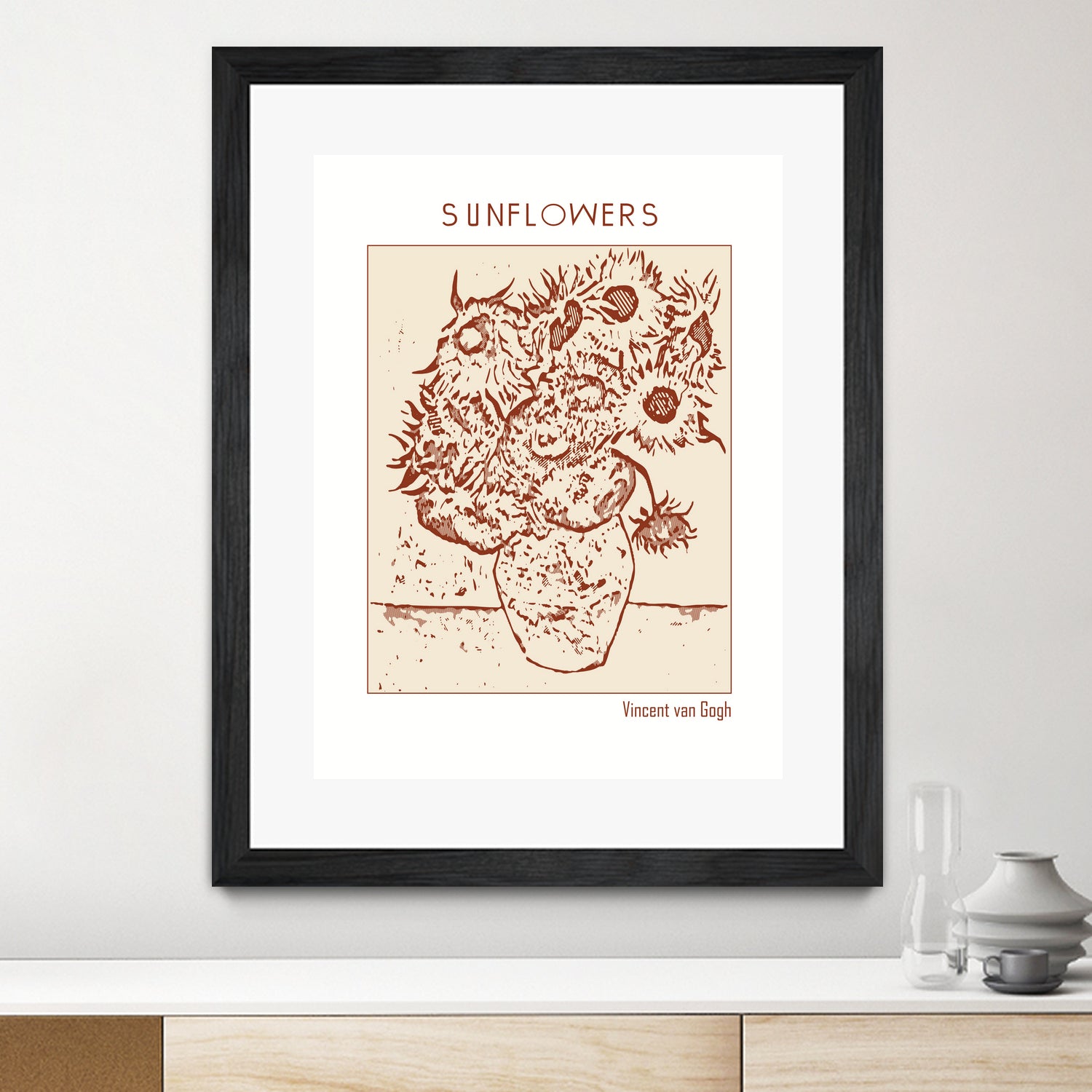 Golden Blooms by Doa Project on GIANT ART - 3000 illustration