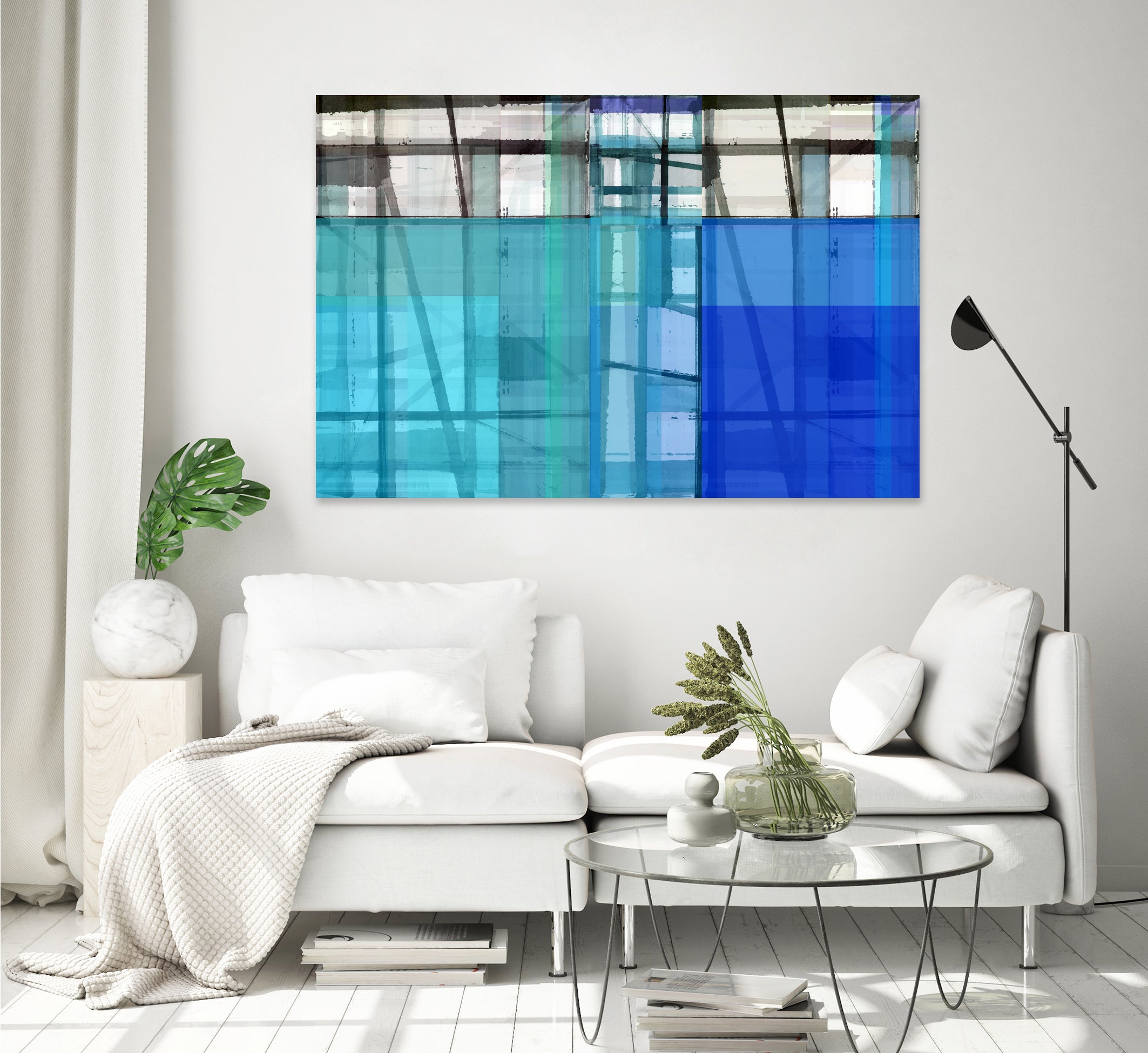Living By The Ocean 1 by Cartissi on GIANT ART - blue abstract