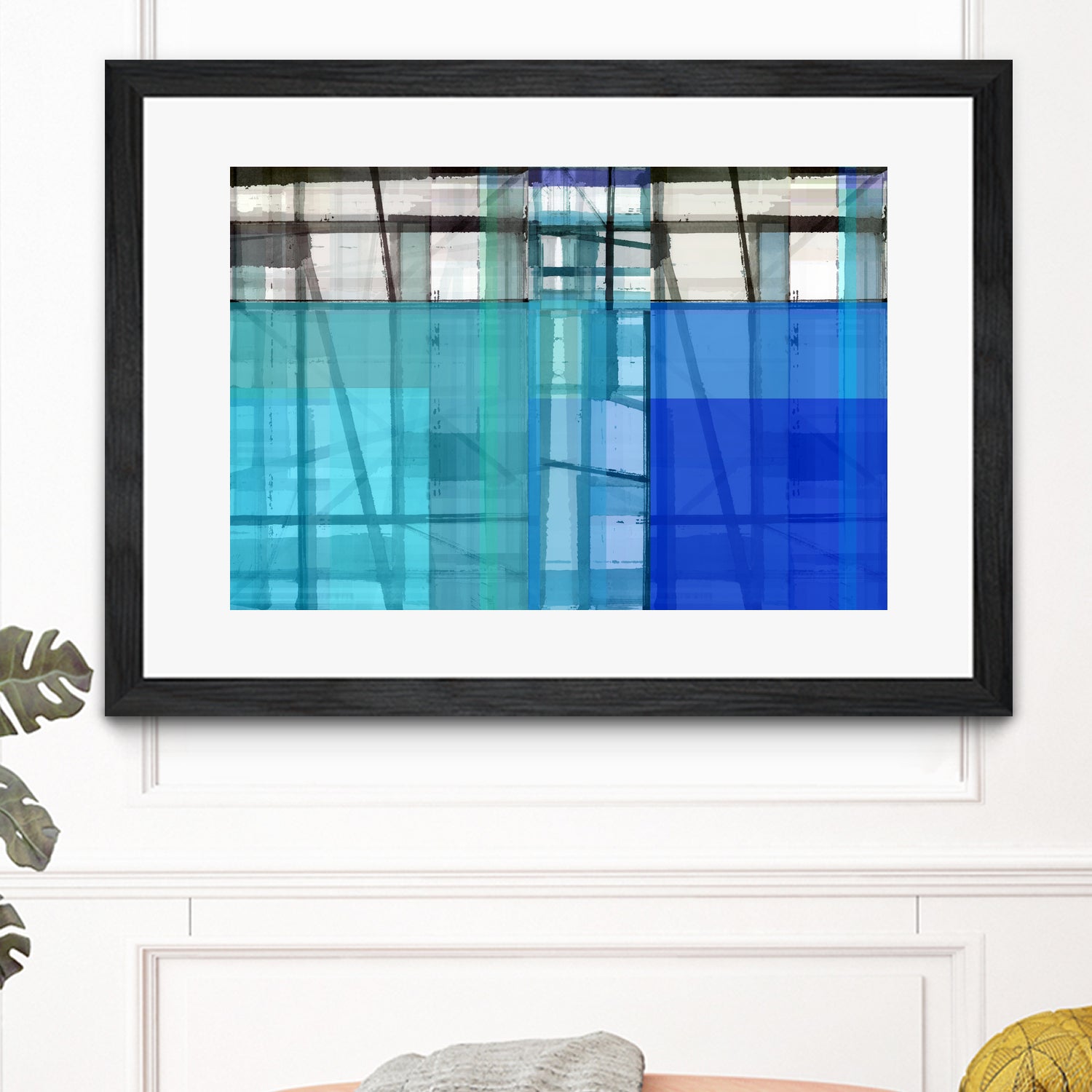 Living By The Ocean 1 by Cartissi on GIANT ART - blue abstract