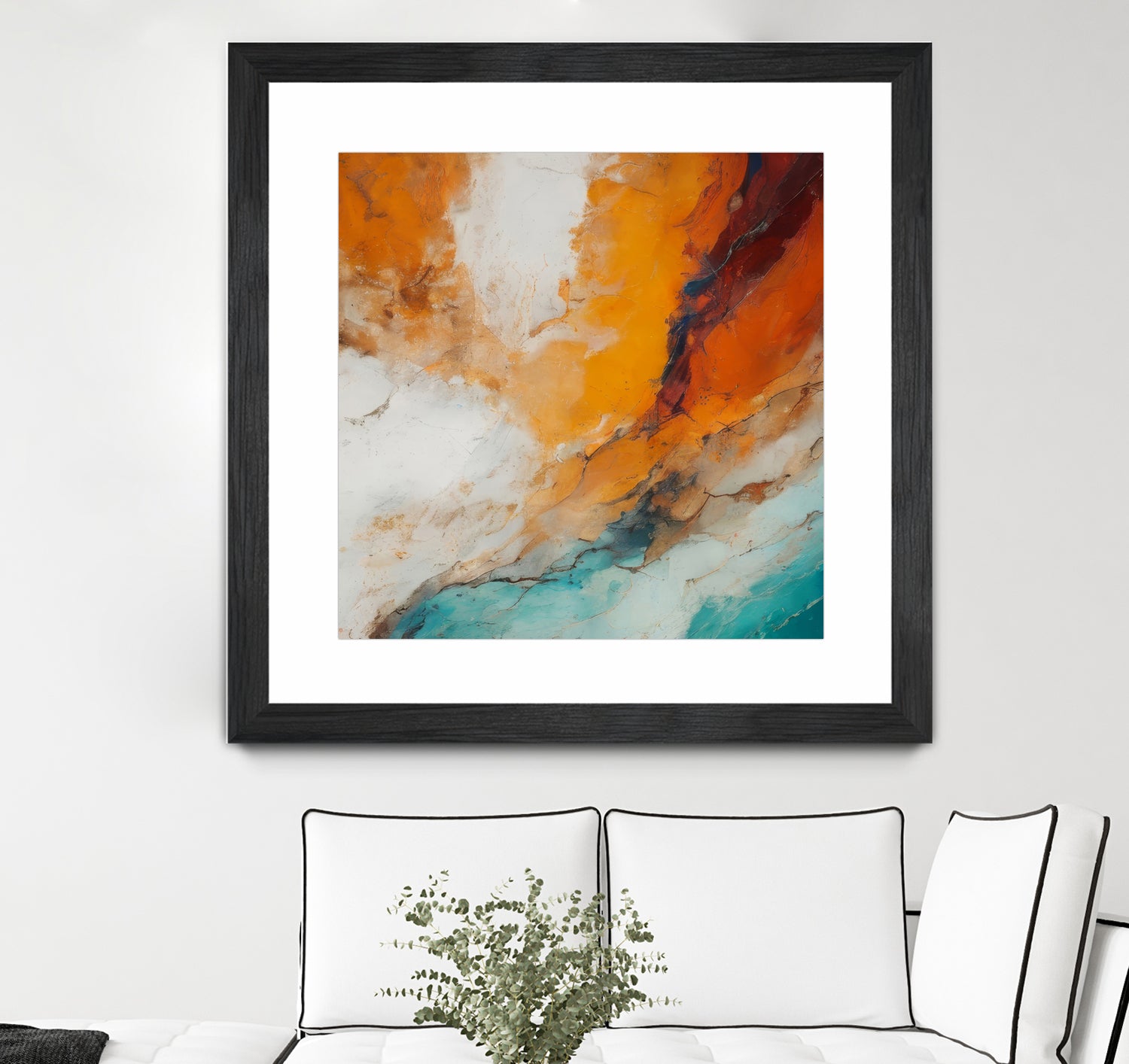 Fiery Horizon Burst by Alpenglow Workshop on GIANT ART - abstract abstract art