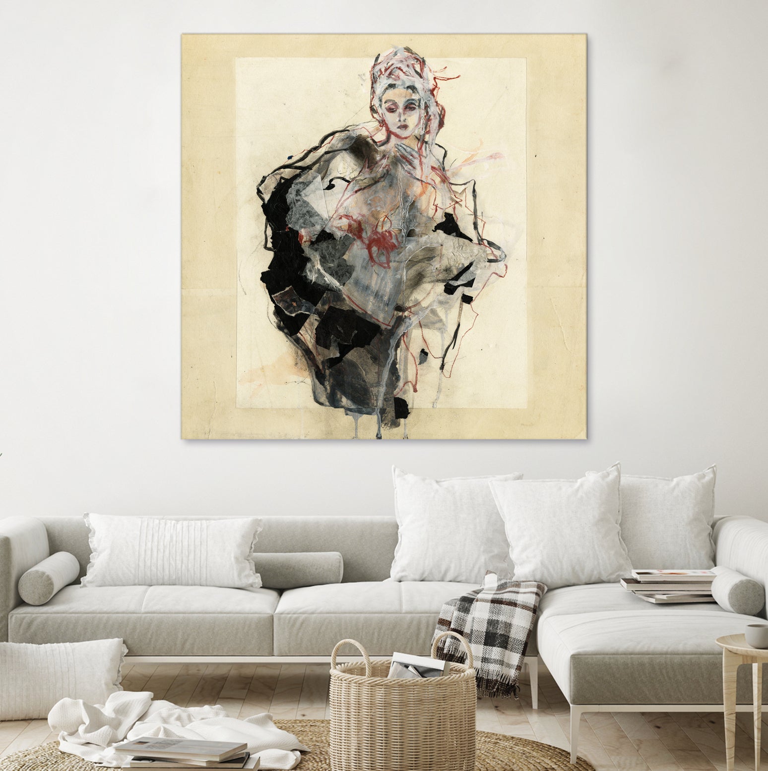 Dynamic Figure Captured by Ute Rathmann on GIANT ART - figurative sketch