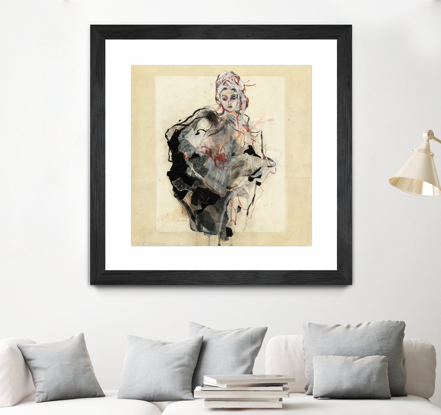 Dynamic Figure Captured by Ute Rathmann on GIANT ART - figurative sketch