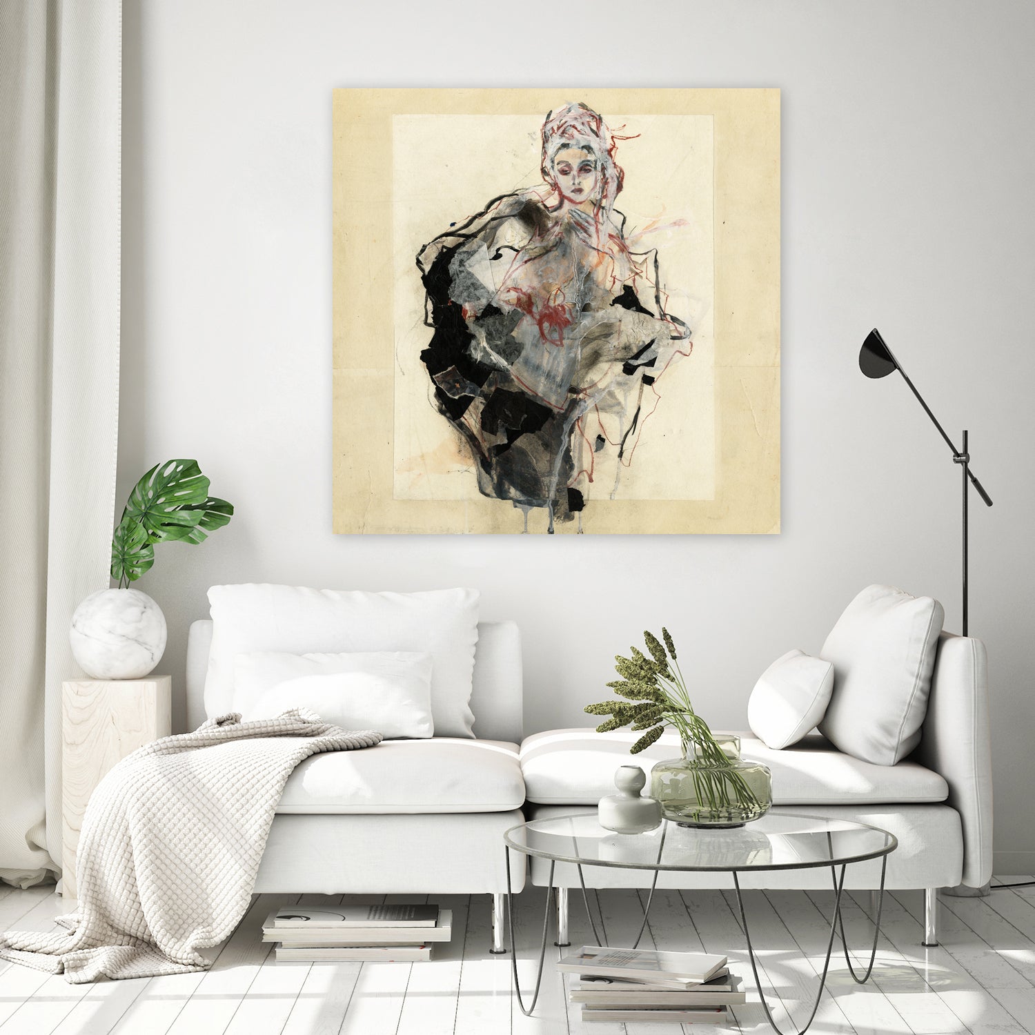 Dynamic Figure Captured by Ute Rathmann on GIANT ART - figurative sketch