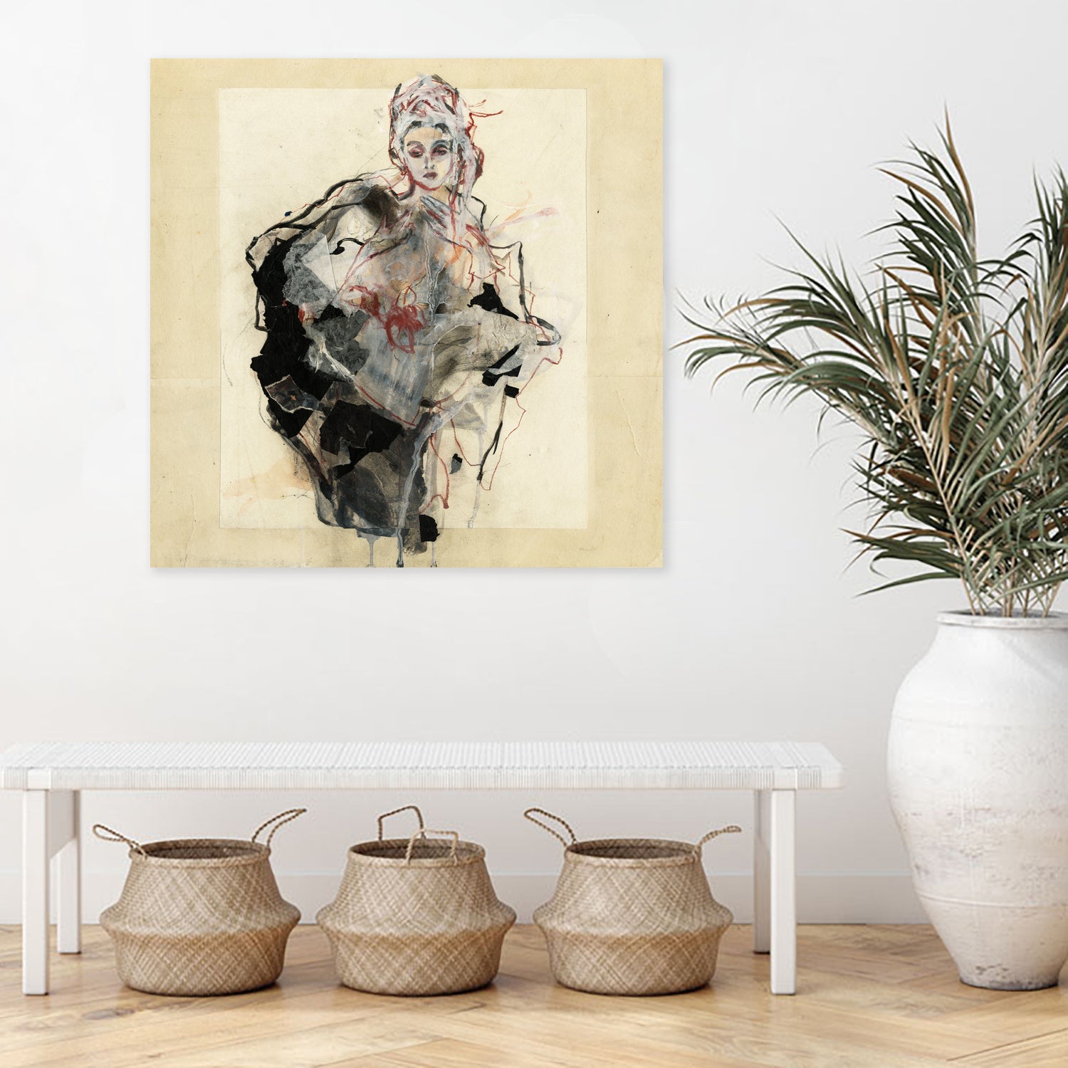 Dynamic Figure Captured by Ute Rathmann on GIANT ART - figurative sketch