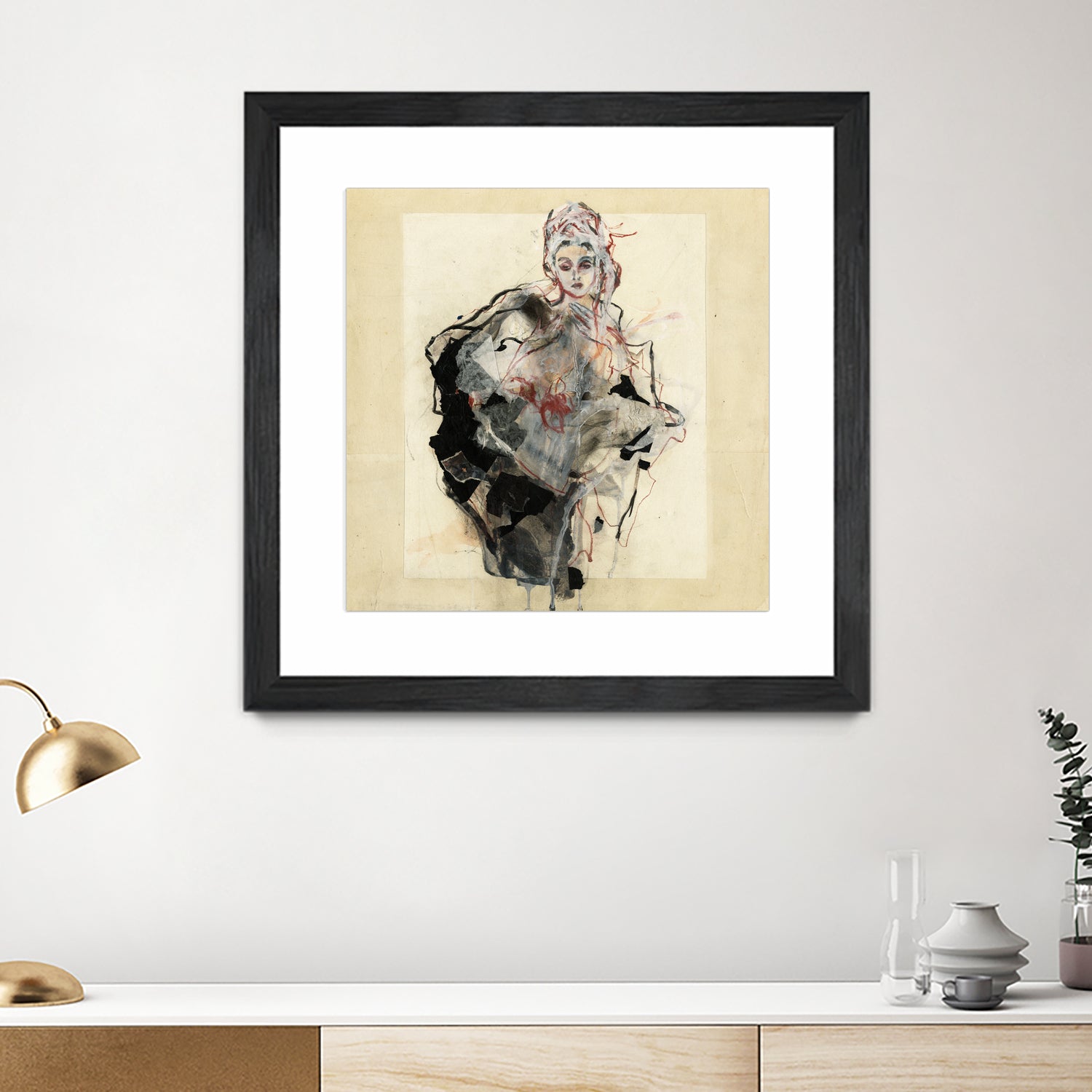 Dynamic Figure Captured by Ute Rathmann on GIANT ART - figurative sketch