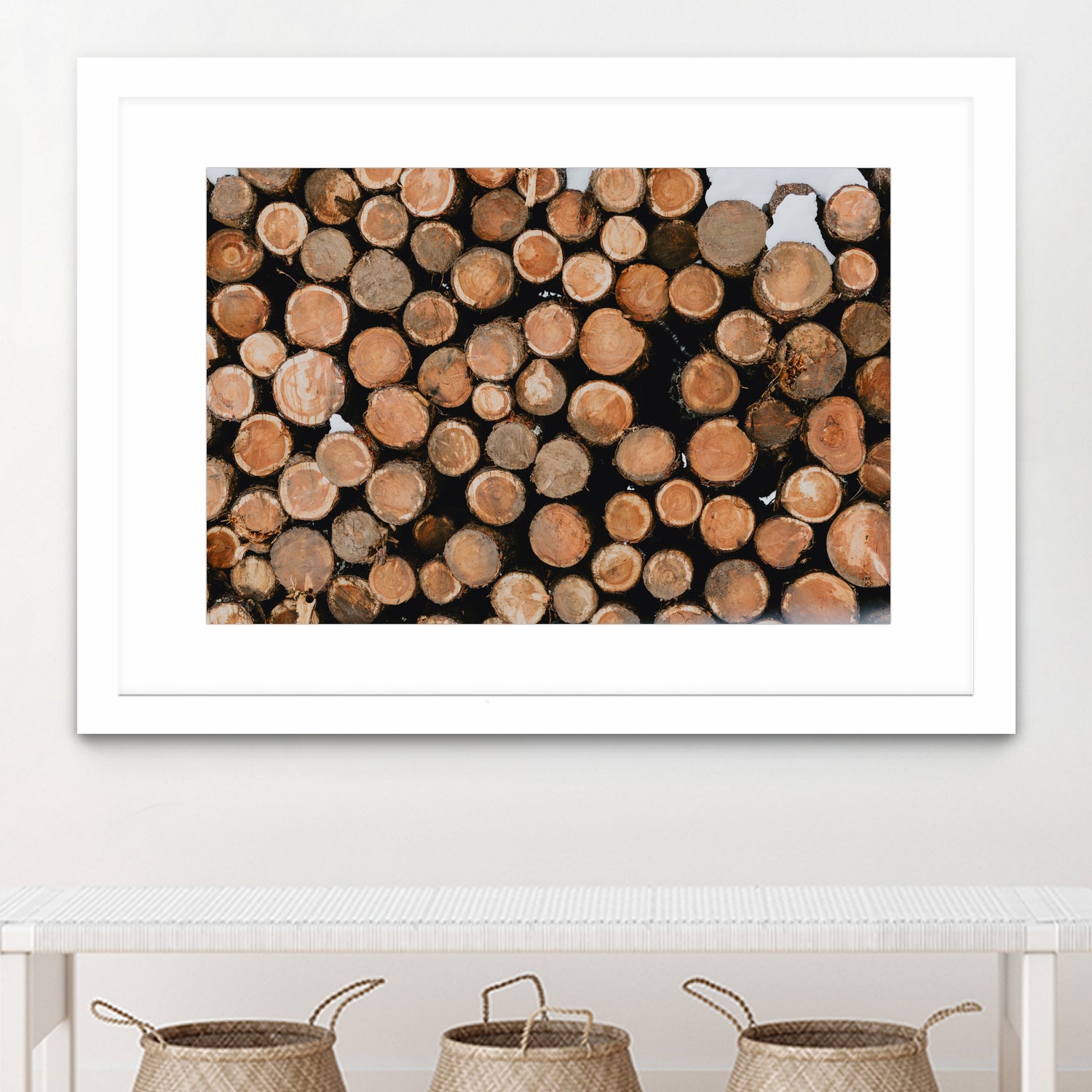 Stacked Timber Beauty by Javier Pardina on GIANT ART - 8192 photography