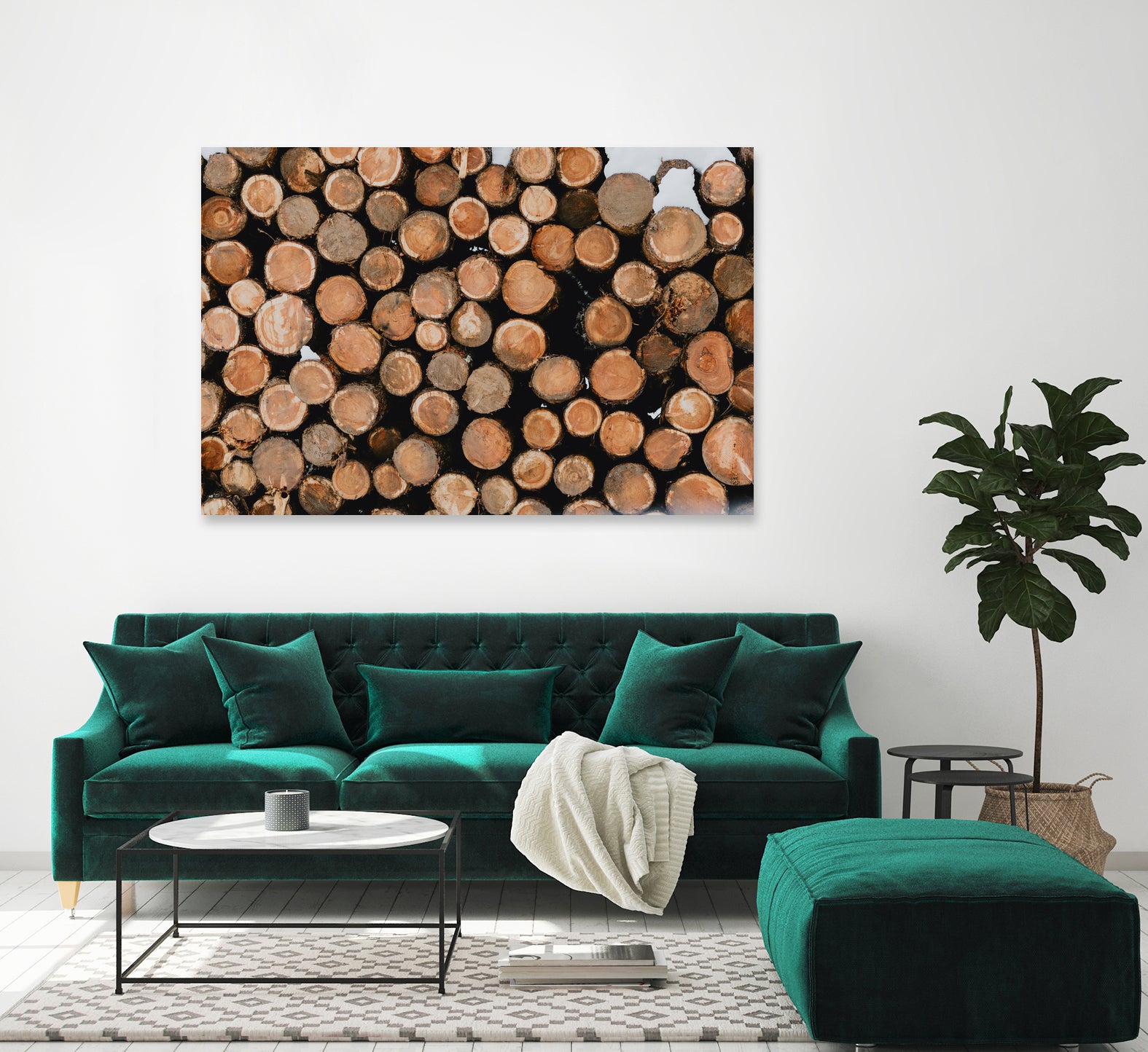 Stacked Timber Beauty by Javier Pardina on GIANT ART - 8192 photography