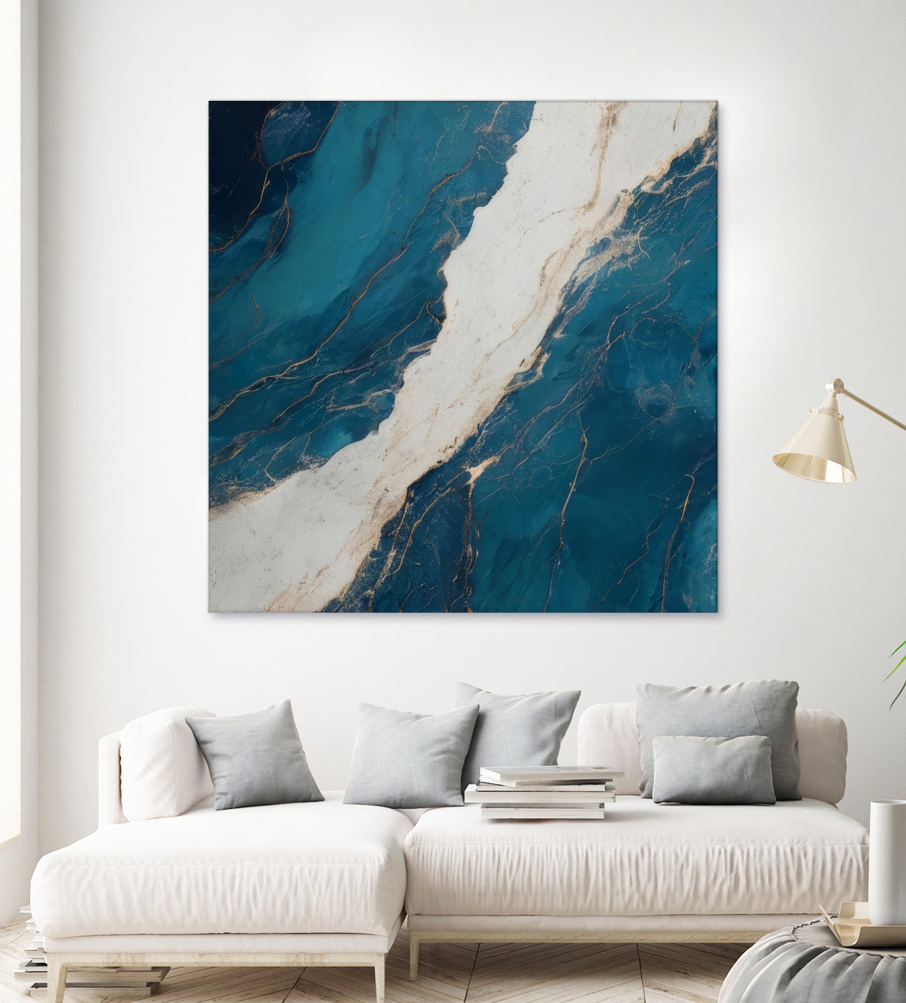 Marble Ocean Flow by Alpenglow Workshop on GIANT ART - abstract abstract art decor