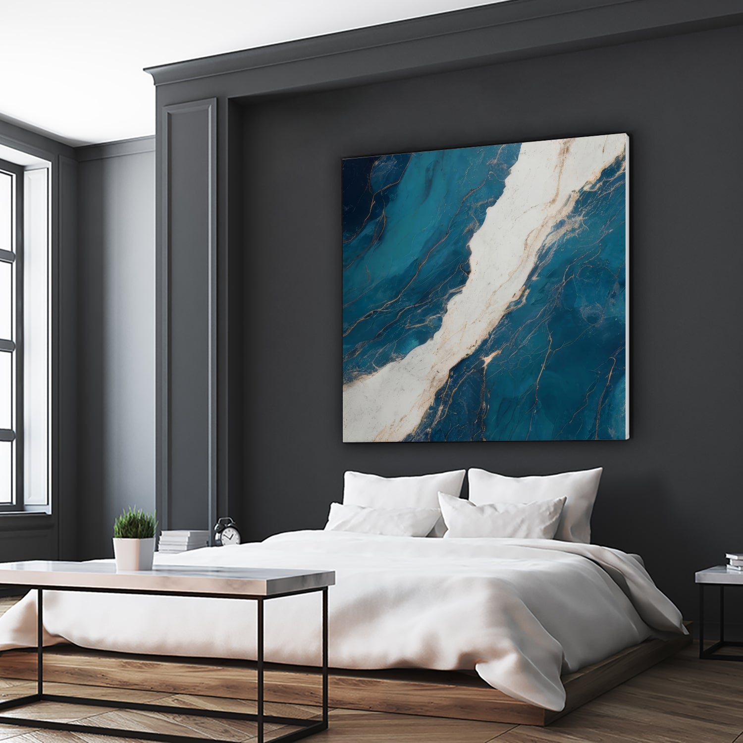 Marble Ocean Flow by Alpenglow Workshop on GIANT ART - abstract abstract art decor