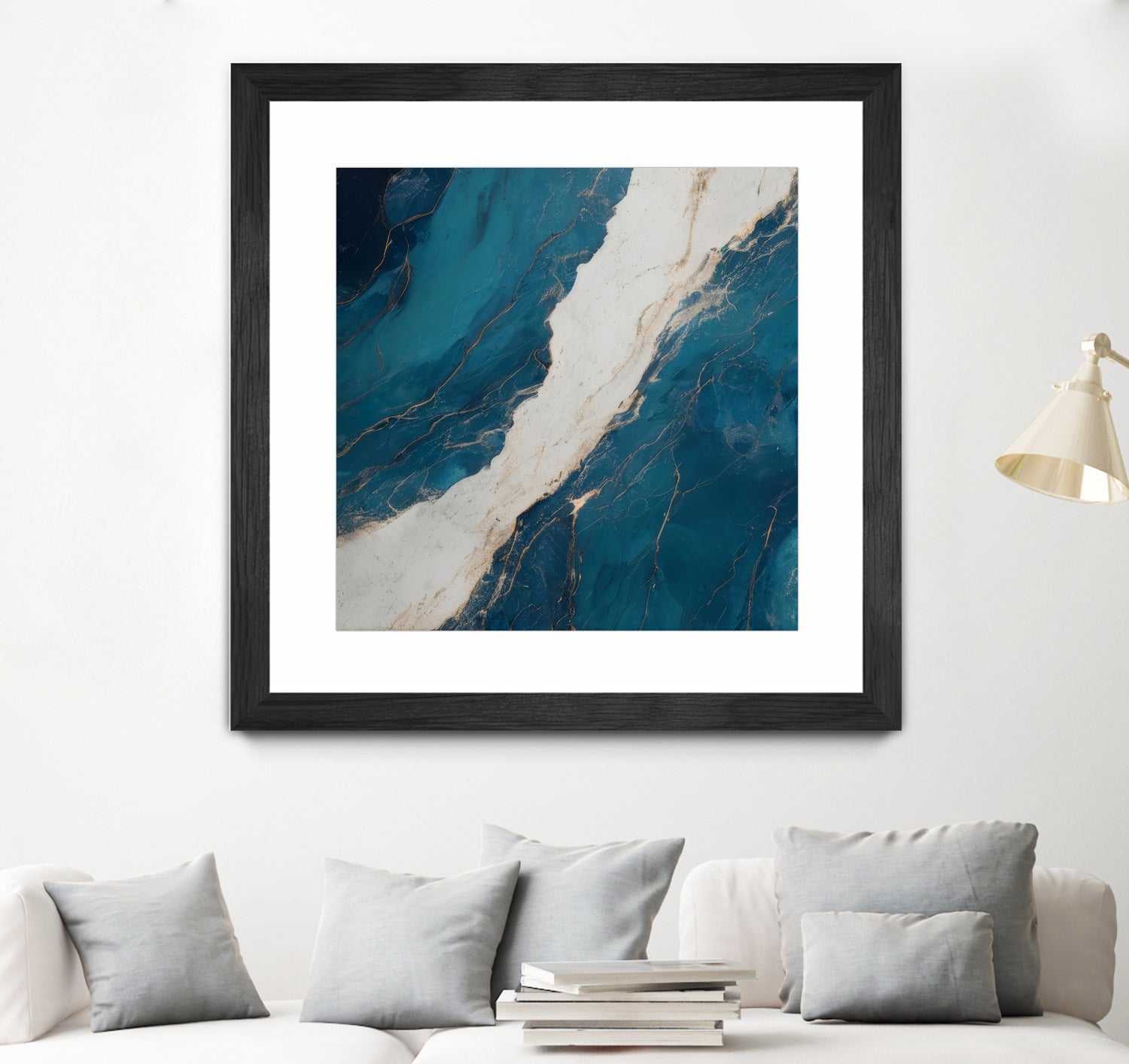 Marble Ocean Flow by Alpenglow Workshop on GIANT ART - abstract abstract art decor
