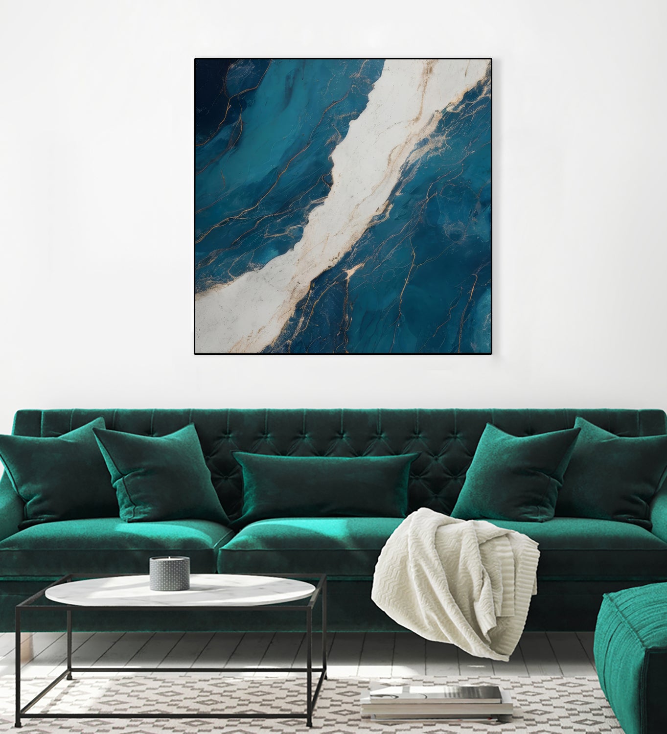 Marble Ocean Flow by Alpenglow Workshop on GIANT ART - abstract abstract art decor