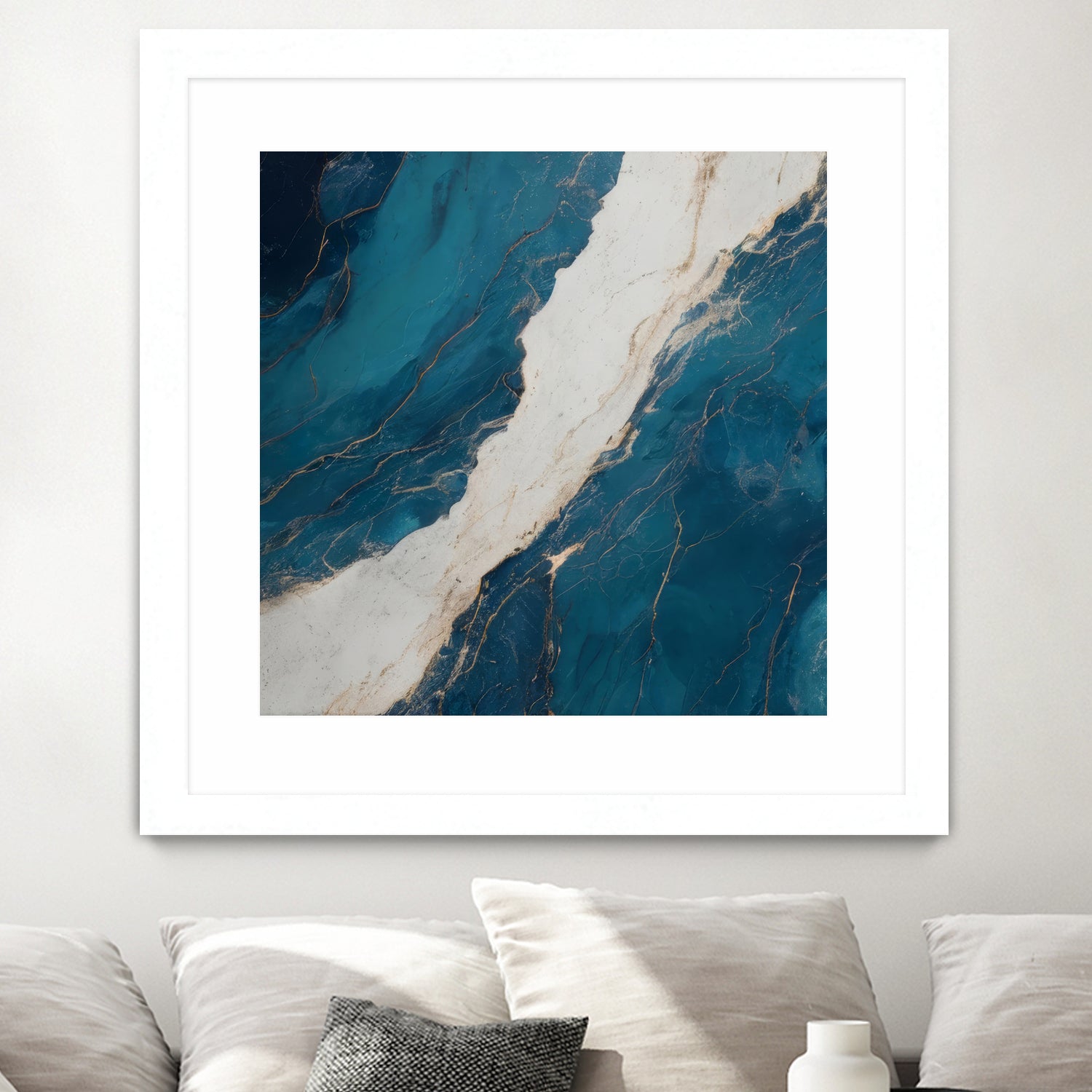 Marble Ocean Flow by Alpenglow Workshop on GIANT ART - abstract abstract art decor
