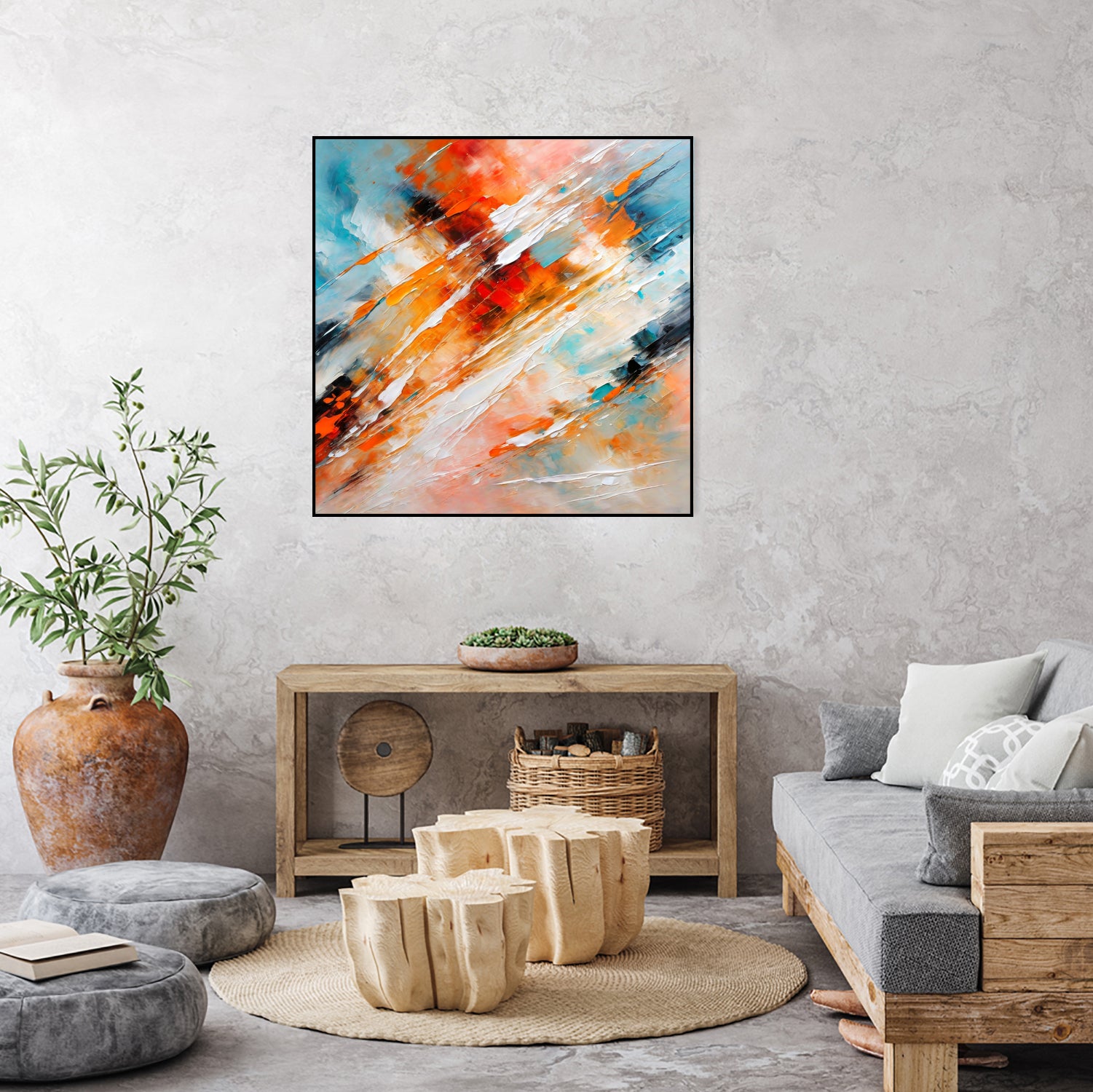 Impressionist Colorful Abstract by Alpenglow Workshop on GIANT ART - abstract abstract painting