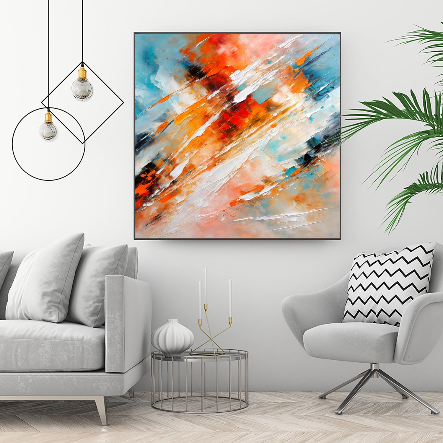Impressionist Colorful Abstract by Alpenglow Workshop on GIANT ART - abstract abstract painting