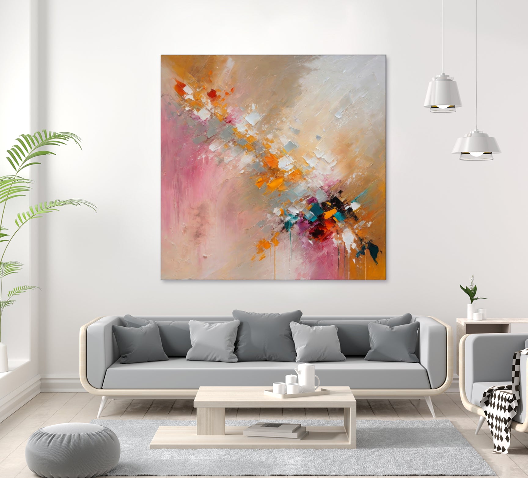 Colorful Cascade by Alpenglow Workshop on GIANT ART - abstract abstract art