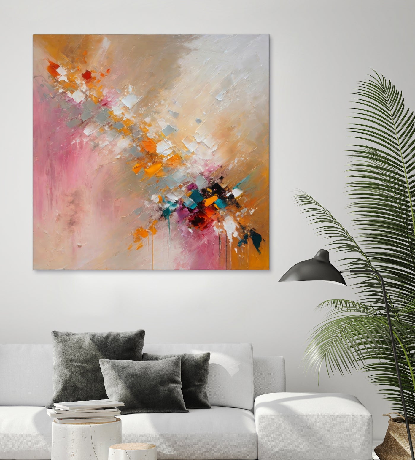 Colorful Cascade by Alpenglow Workshop on GIANT ART - abstract abstract art