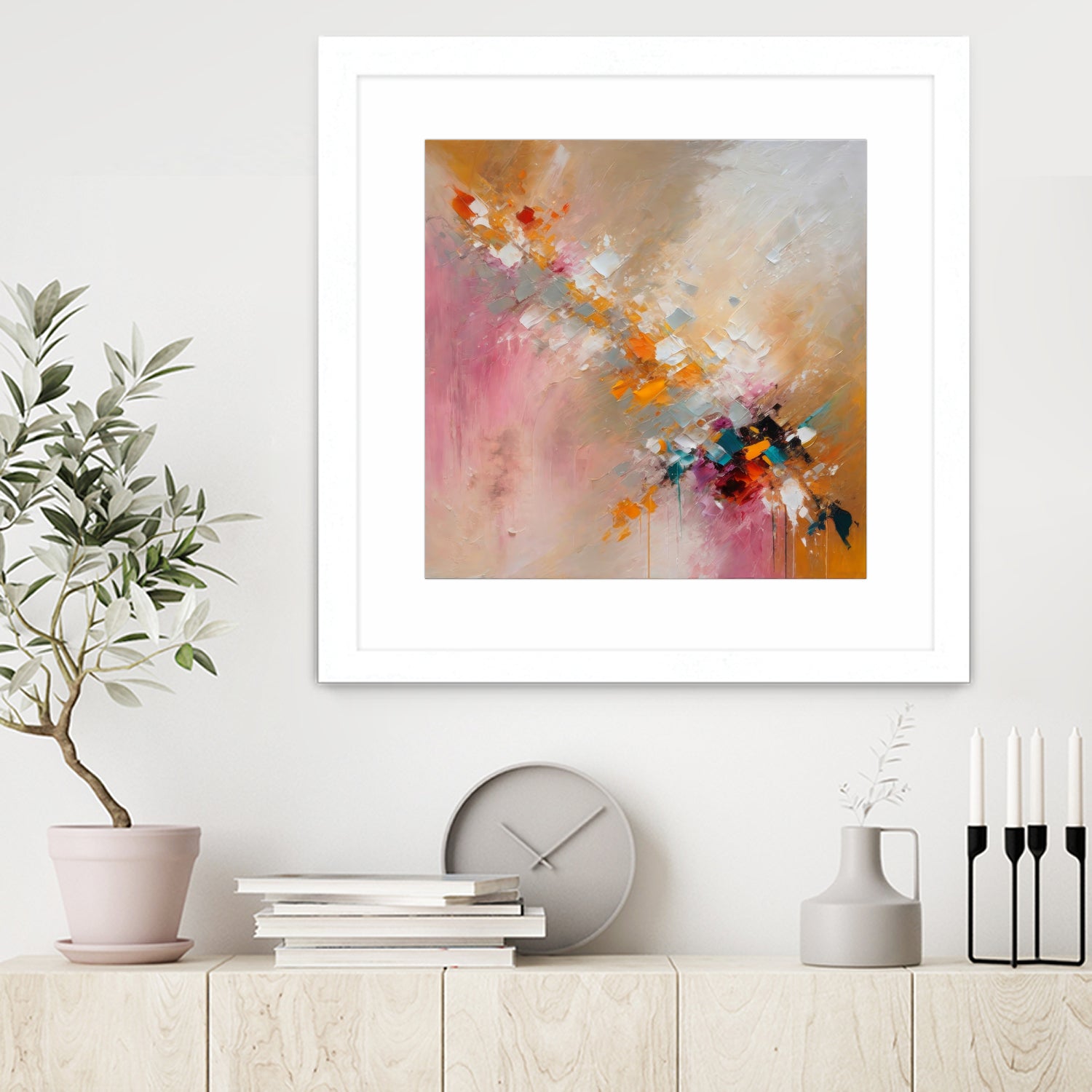 Colorful Cascade by Alpenglow Workshop on GIANT ART - abstract abstract art