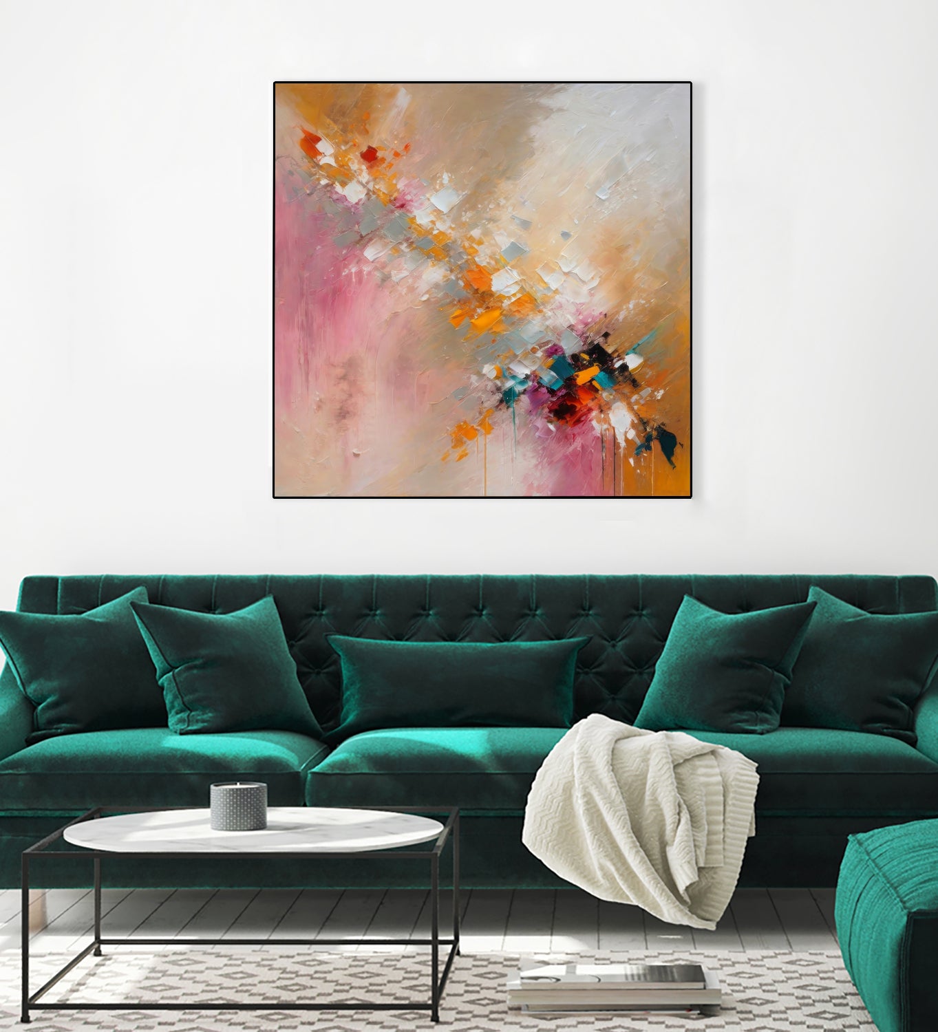 Colorful Cascade by Alpenglow Workshop on GIANT ART - abstract abstract art