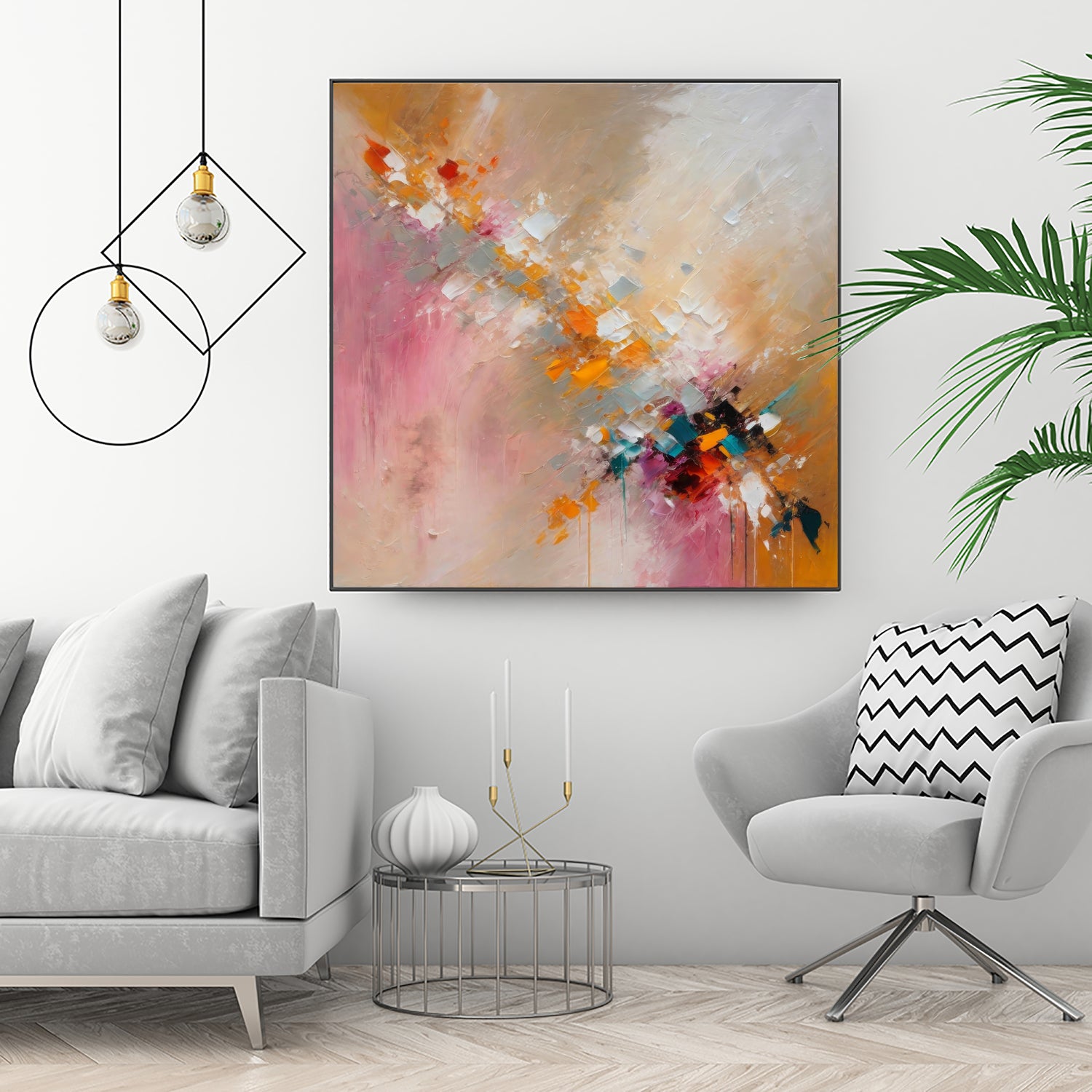 Colorful Cascade by Alpenglow Workshop on GIANT ART - abstract abstract art