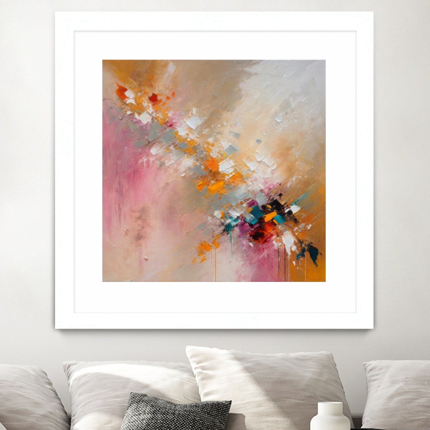 Colorful Cascade by Alpenglow Workshop on GIANT ART - abstract abstract art