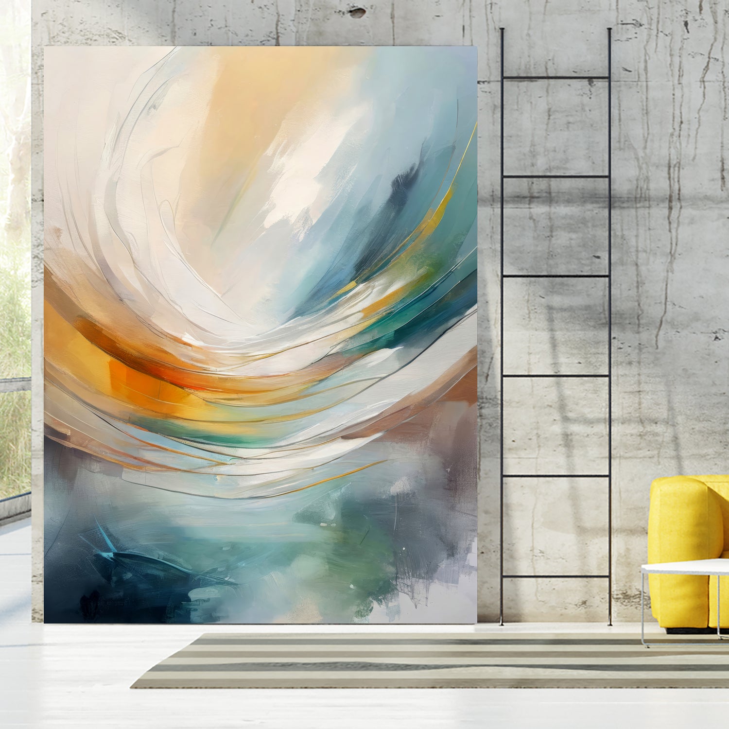 Curved Hues by Alpenglow Workshop on GIANT ART - abstract abstract