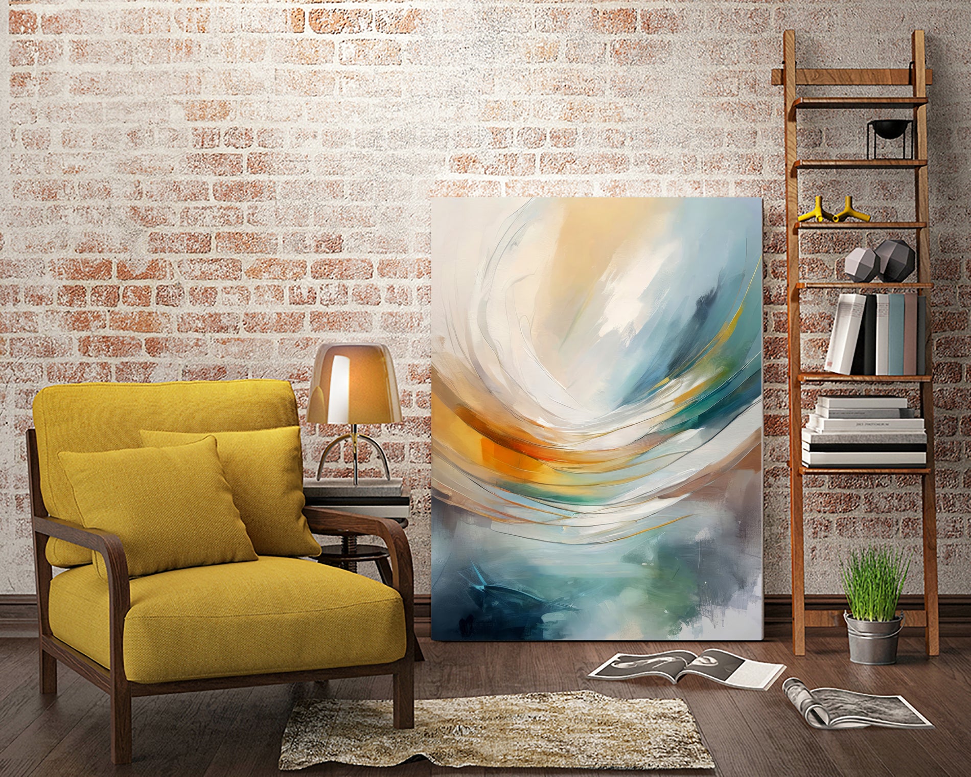 Curved Hues by Alpenglow Workshop on GIANT ART - abstract abstract