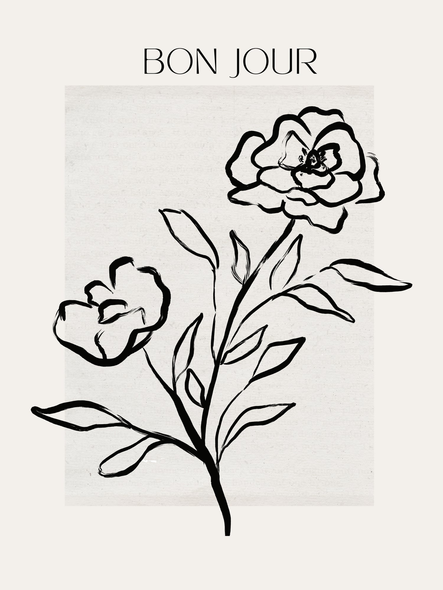 Bonjour Blooms by Treechild on GIANT ART - 7200 photography