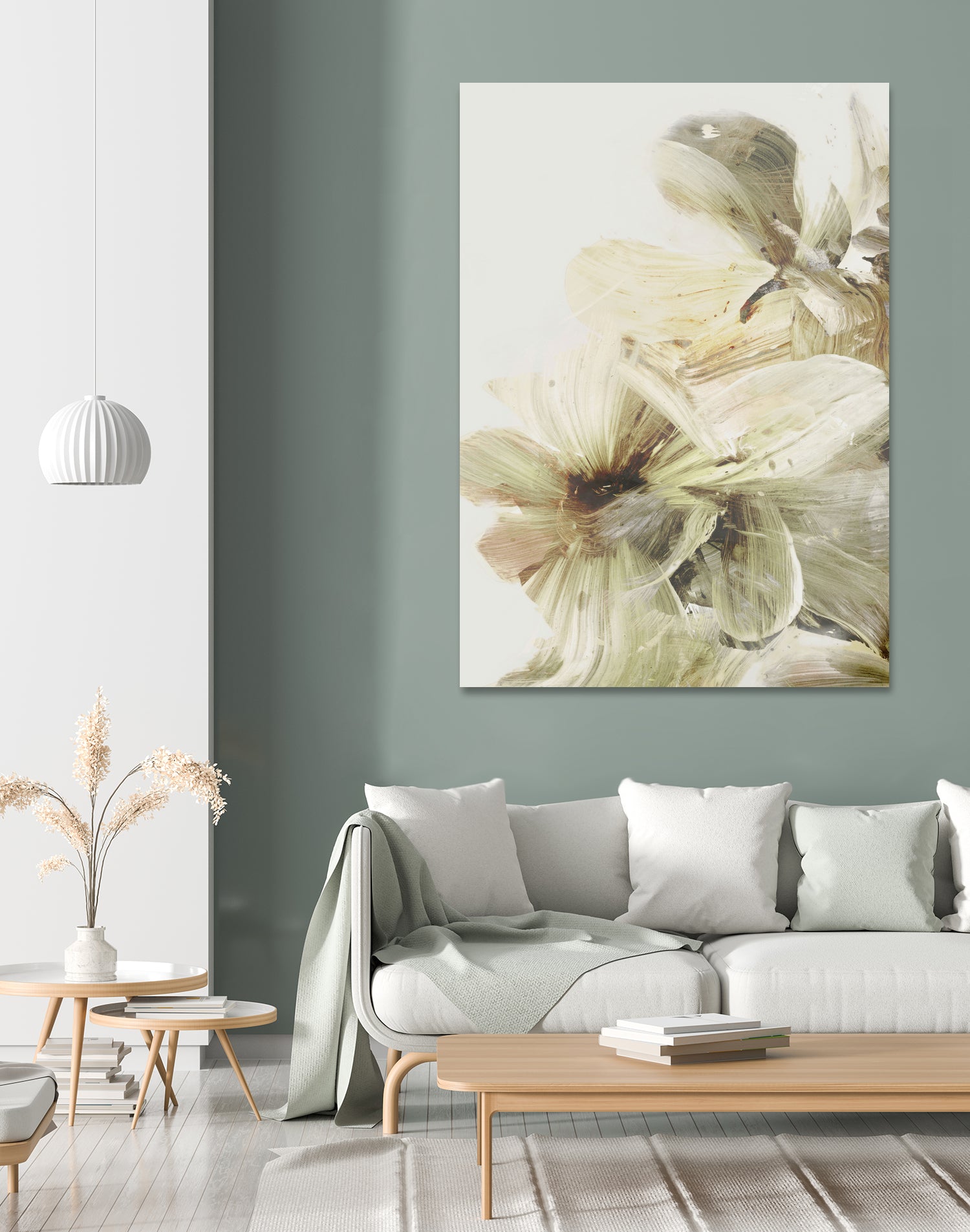 Hill Flowers 1 by Dan Hobday on GIANT ART - ananpainted  ananpainted