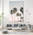 Blush Tropical Trees by Kathrin Pienaar on GIANT ART - palm trees  palm trees