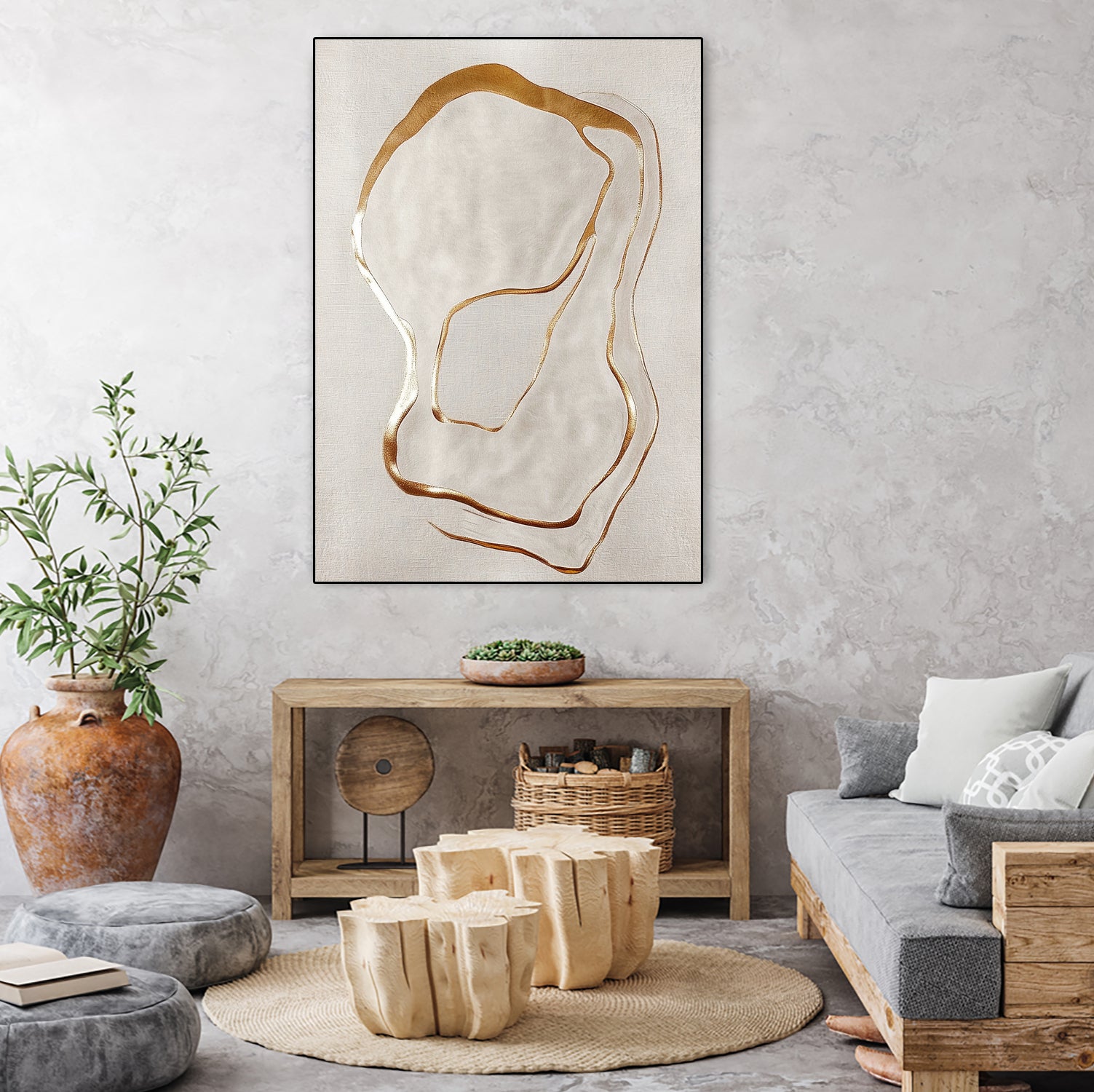 Golden Whispers by Alma on GIANT ART - 5971 illustration